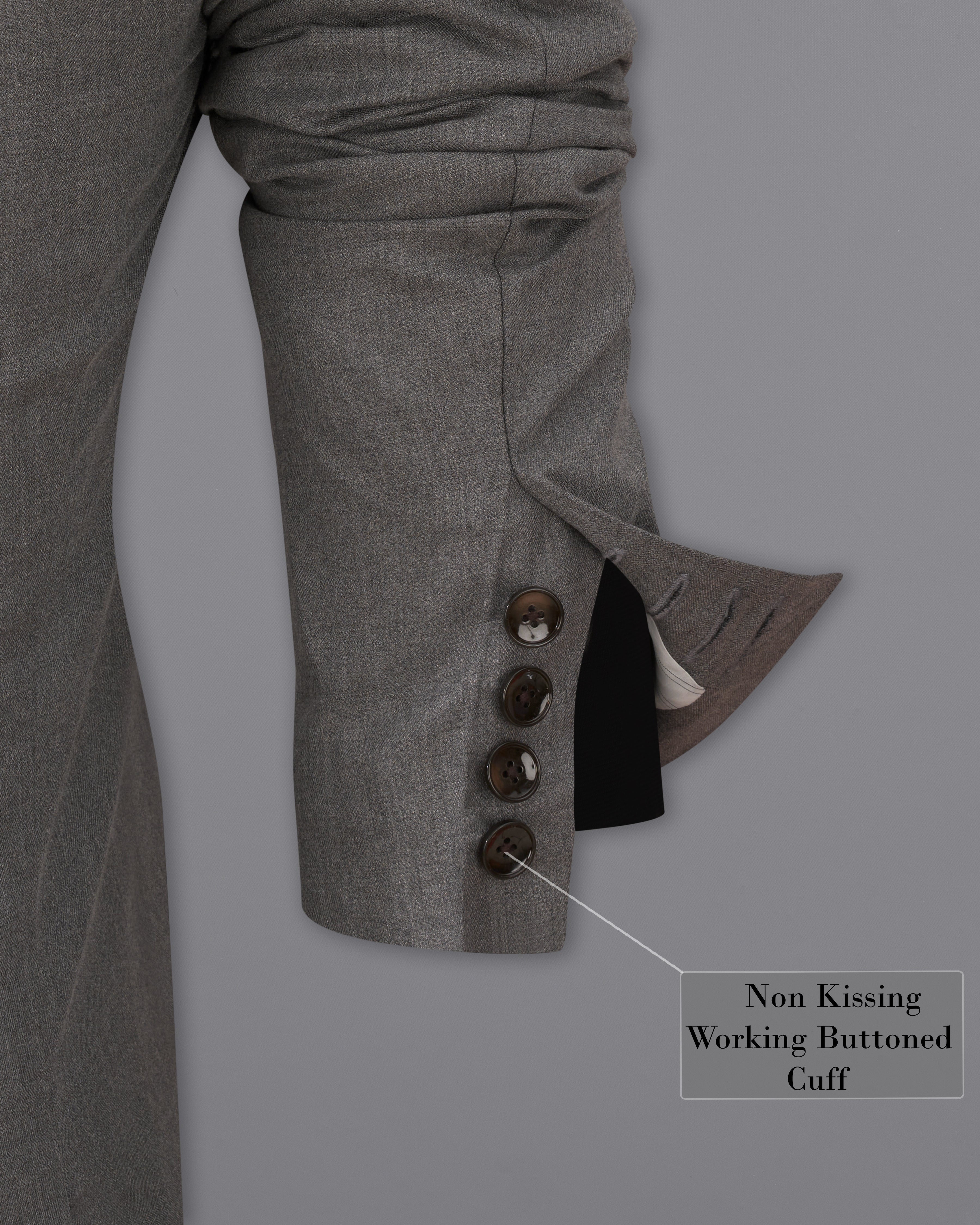 Tundora Grey Double Breasted Blazer  BL2276-DB-36, BL2276-DB-38, BL2276-DB-40, BL2276-DB-42, BL2276-DB-44, BL2276-DB-46, BL2276-DB-48, BL2276-DB-50, BL2276-DB-52, BL2276-DB-54, BL2276-DB-56, BL2276-DB-58, BL2276-DB-60