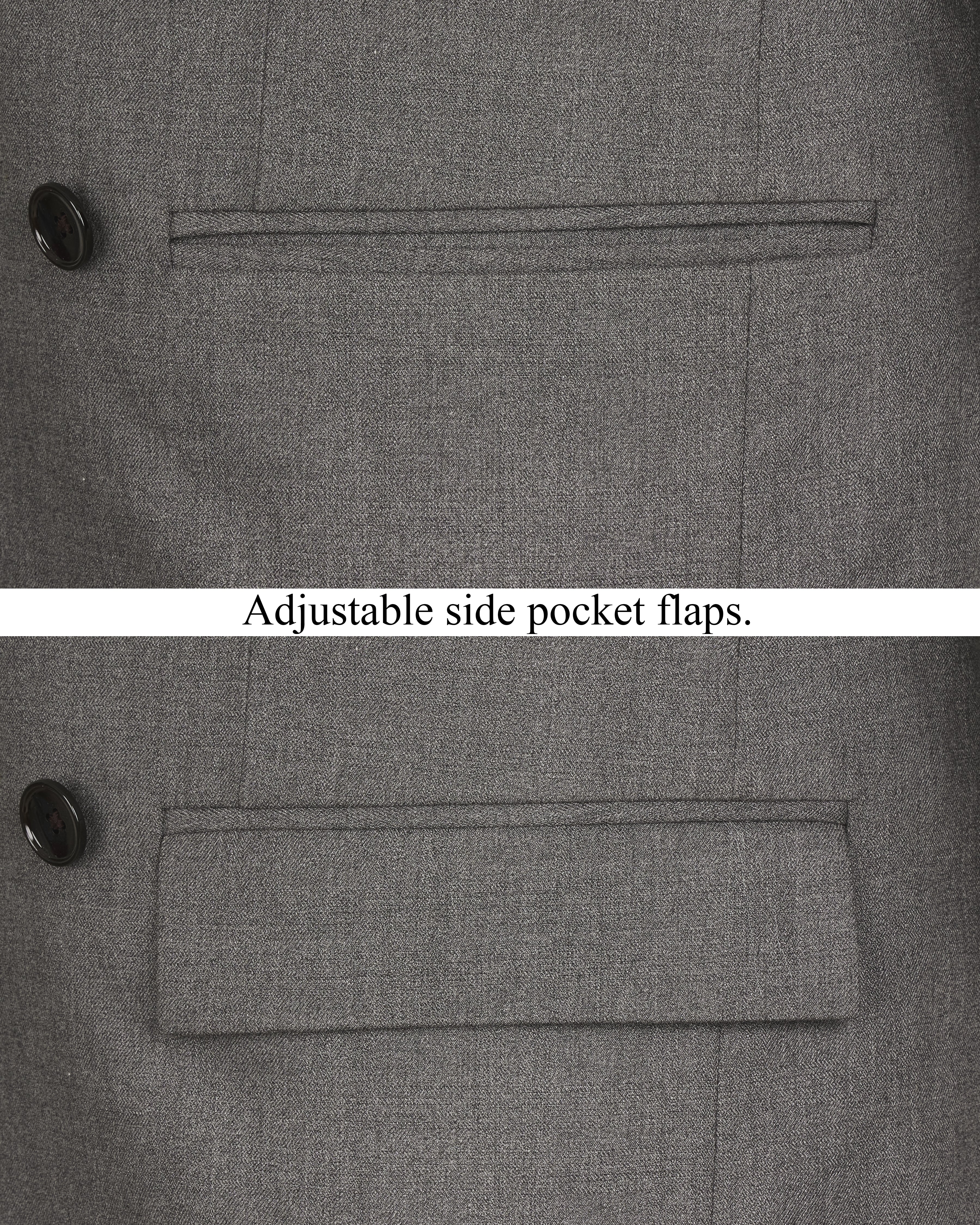 Tundora Grey Double Breasted Blazer  BL2276-DB-36, BL2276-DB-38, BL2276-DB-40, BL2276-DB-42, BL2276-DB-44, BL2276-DB-46, BL2276-DB-48, BL2276-DB-50, BL2276-DB-52, BL2276-DB-54, BL2276-DB-56, BL2276-DB-58, BL2276-DB-60