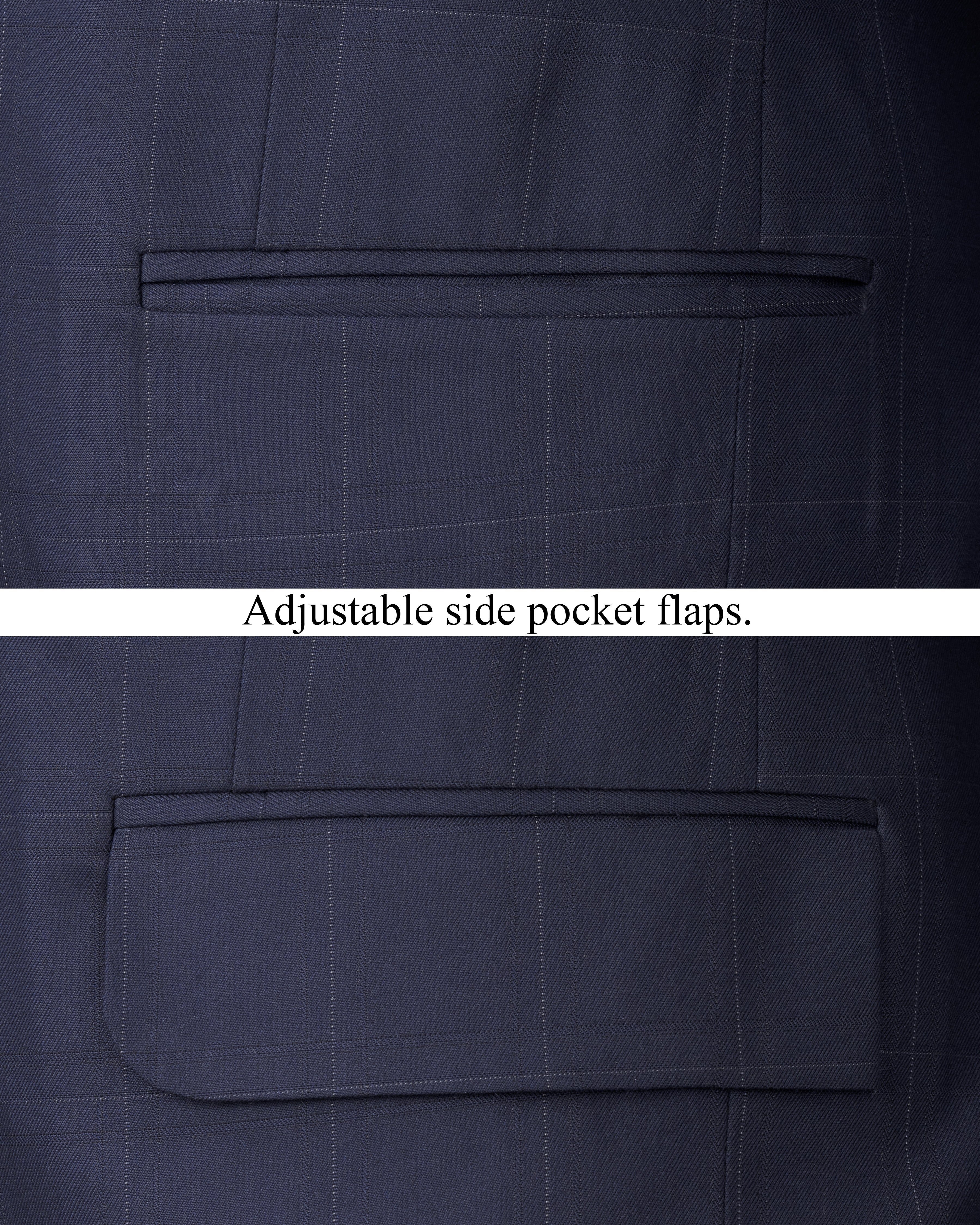 Ebony Clay Navy Blue Subtle Windowpane Single Breasted Blazer BL2346-SB-36, BL2346-SB-38, BL2346-SB-40, BL2346-SB-42, BL2346-SB-44, BL2346-SB-46, BL2346-SB-48, BL2346-SB-50, BL2346-SB-52, BL2346-SB-54, BL2346-SB-56, BL2346-SB-58, BL2346-SB-60