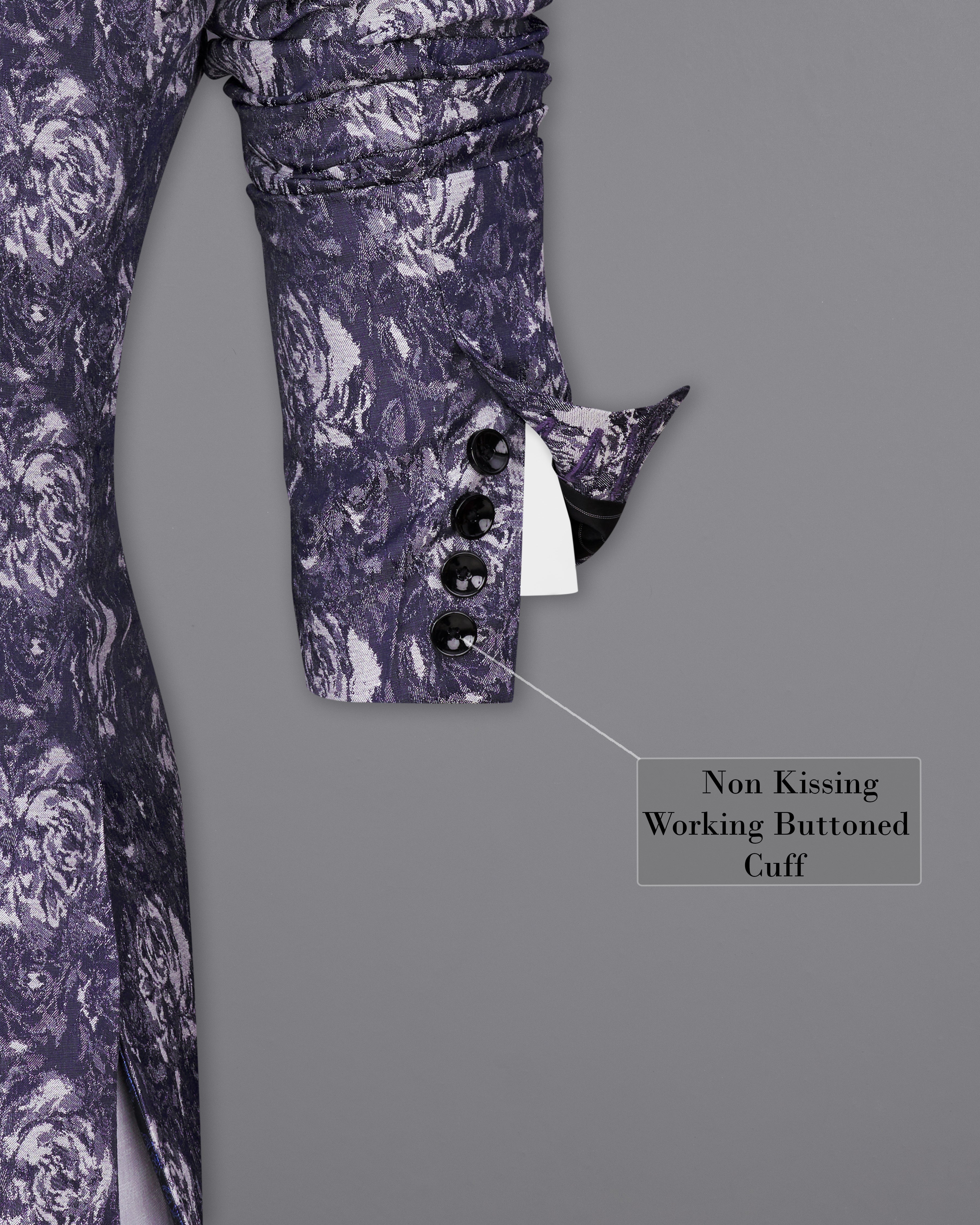 Jade Black with Gun Powder Blue Jacquard Textured Designer Blazer BL2358-SB-D214-36, BL2358-SB-D214-38, BL2358-SB-D214-40, BL2358-SB-D214-42, BL2358-SB-D214-44, BL2358-SB-D214-46, BL2358-SB-D214-48, BL2358-SB-D214-50, BL2358-SB-D214-52, BL2358-SB-D214-54, BL2358-SB-D214-56, BL2358-SB-D214-58, BL2358-SB-D214-60