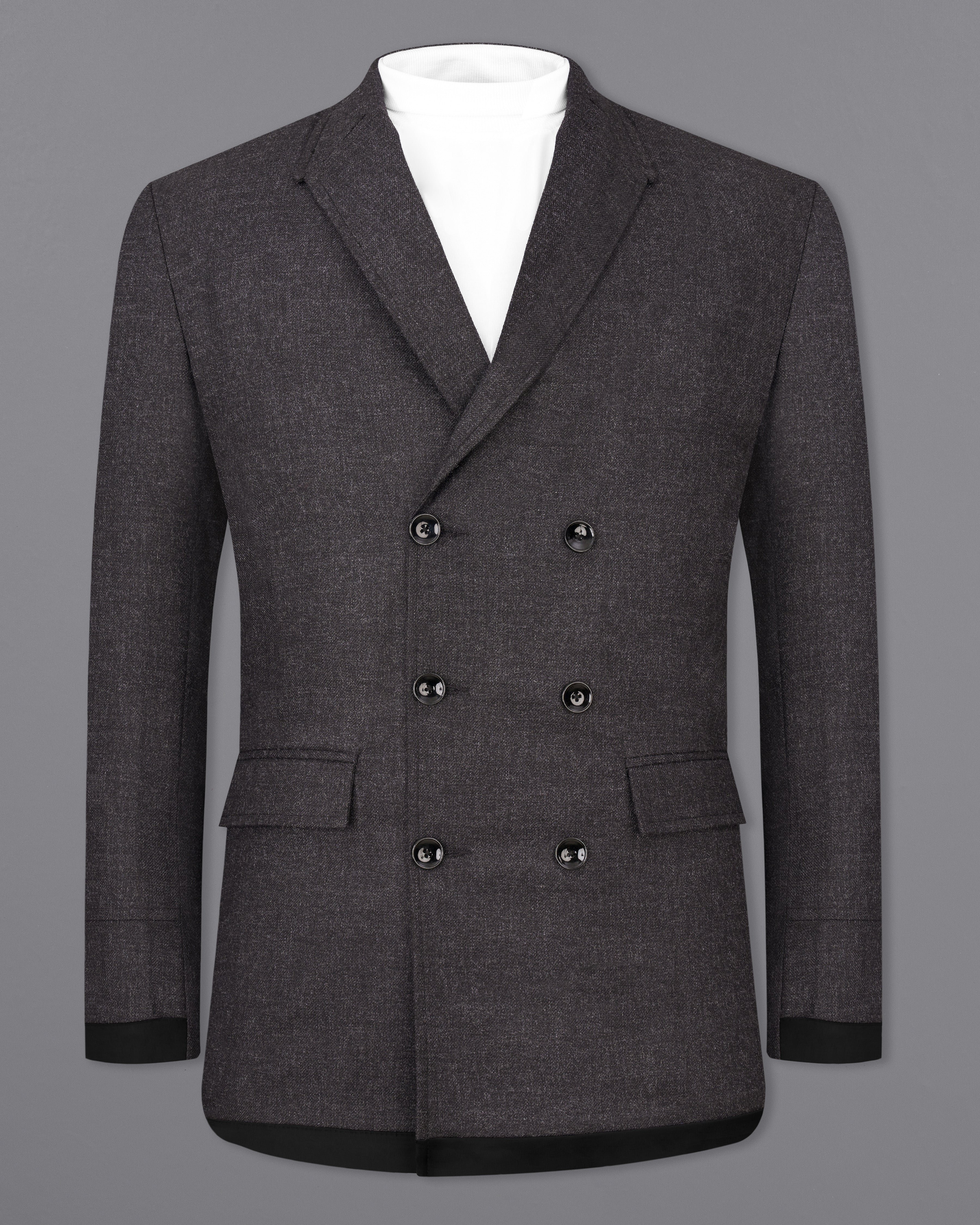 Bleached Gray Wool Rich Double Breasted Blazer BL2441-DB-D240-36,BL2441-DB-D240-38,BL2441-DB-D240-40,BL2441-DB-D240-42,BL2441-DB-D240-44,BL2441-DB-D240-46,BL2441-DB-D240-48,BL2441-DB-D240-50,BL2441-DB-D240-52,BL2441-DB-D240-54,BL2441-DB-D240-56,BL2441-DB-D240-58,BL2441-DB-D240-60