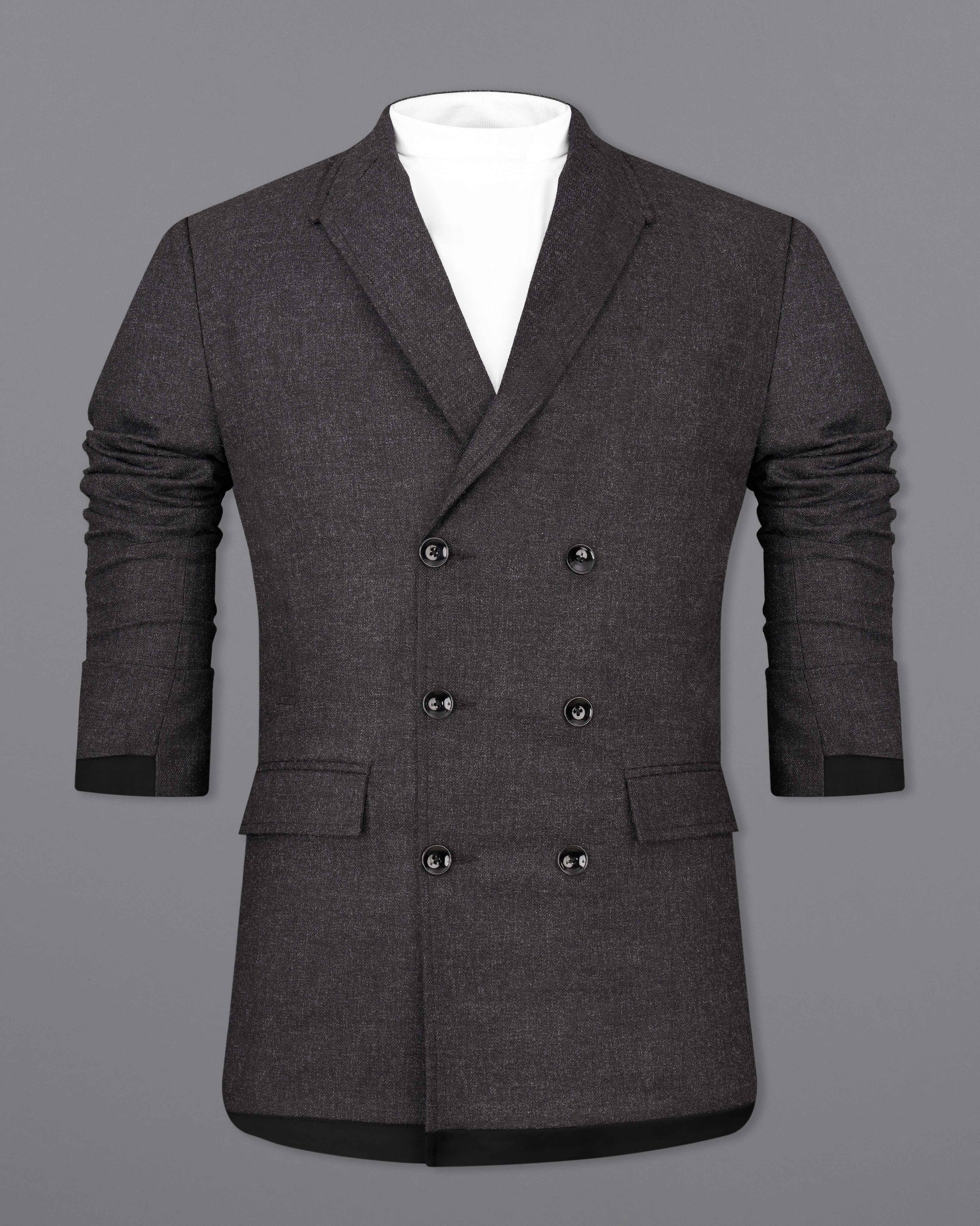 Bleached Gray Wool Rich Double Breasted Blazer BL2441-DB-D240-36,BL2441-DB-D240-38,BL2441-DB-D240-40,BL2441-DB-D240-42,BL2441-DB-D240-44,BL2441-DB-D240-46,BL2441-DB-D240-48,BL2441-DB-D240-50,BL2441-DB-D240-52,BL2441-DB-D240-54,BL2441-DB-D240-56,BL2441-DB-D240-58,BL2441-DB-D240-60