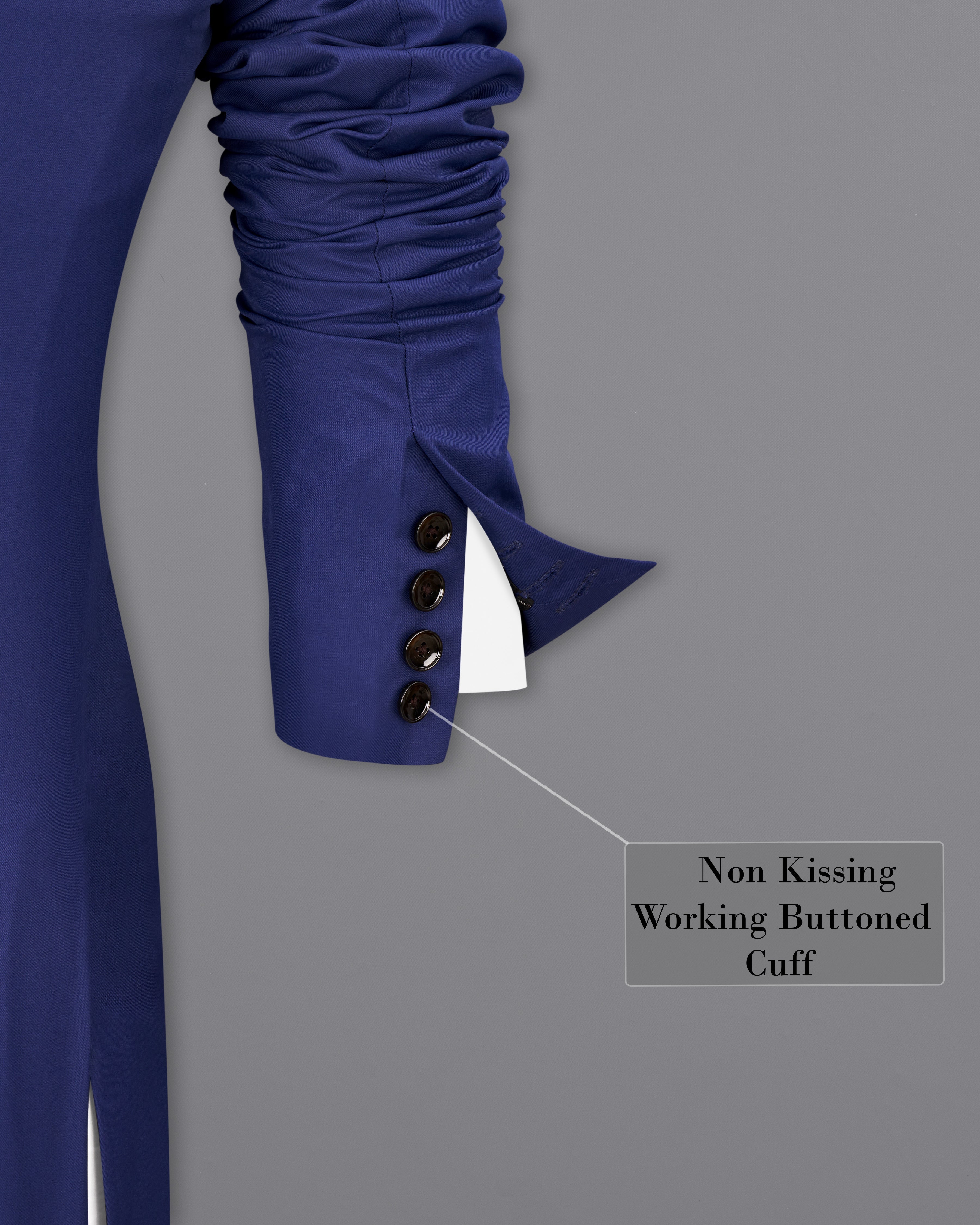Royal Blue Tuxedo Blazer BL2455-BKL-36, BL2455-BKL-38, BL2455-BKL-40, BL2455-BKL-42, BL2455-BKL-44, BL2455-BKL-46, BL2455-BKL-48, BL2455-BKL-50, BL2455-BKL-52, BL2455-BKL-54, BL2455-BKL-56, BL2455-BKL-58, BL2455-BKL-60