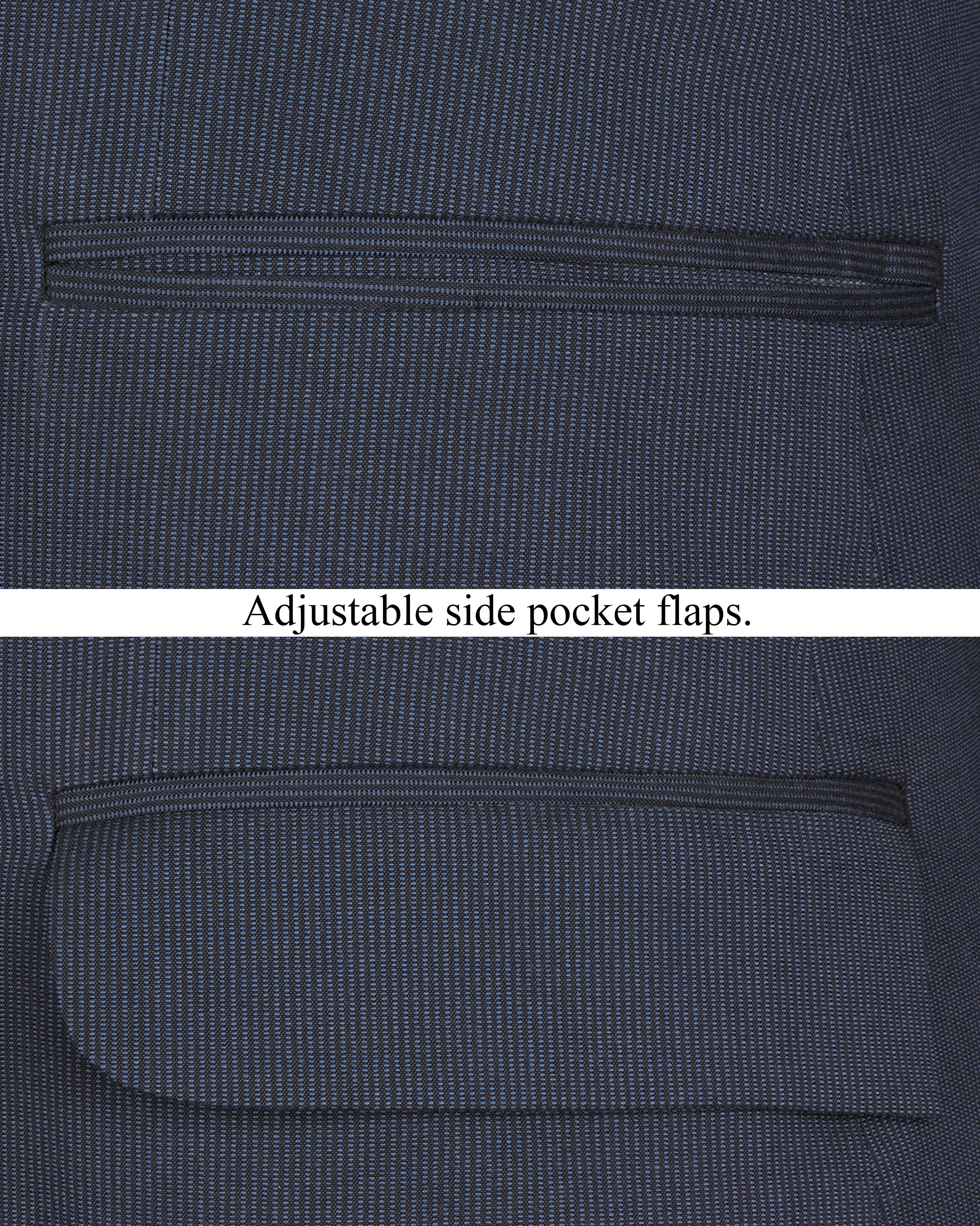 Shark Blue Textured Tuxedo Designer Blazer BL2601-BKL-D127-36, BL2601-BKL-D127-38, BL2601-BKL-D127-40, BL2601-BKL-D127-42, BL2601-BKL-D127-44, BL2601-BKL-D127-46, BL2601-BKL-D127-48, BL2601-BKL-D127-50, BL2601-BKL-D127-52, BL2601-BKL-D127-54, BL2601-BKL-D127-56, BL2601-BKL-D127-58, BL2601-BKL-D127-60