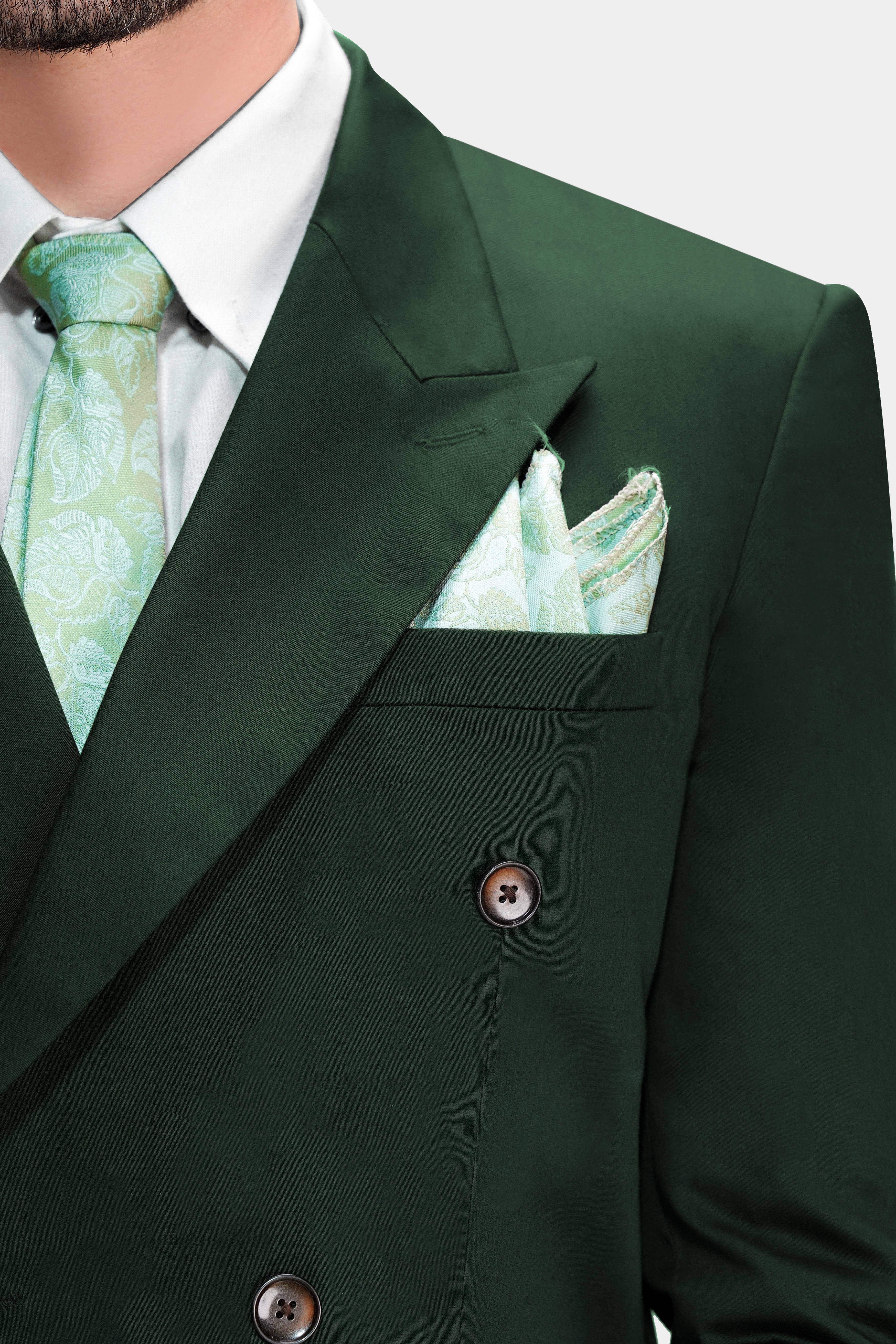 Heavy Metal Green Double Breasted Premium Cotton Stretchable Traveler Blazer BL2773-DB-36, BL2773-DB-38, BL2773-DB-40, BL2773-DB-42, BL2773-DB-44, BL2773-DB-46, BL2773-DB-48, BL2773-DB-50, BL2773-DB-52, BL2773-DB-54, BL2773-DB-56, BL2773-DB-58, BL2773-DB-60