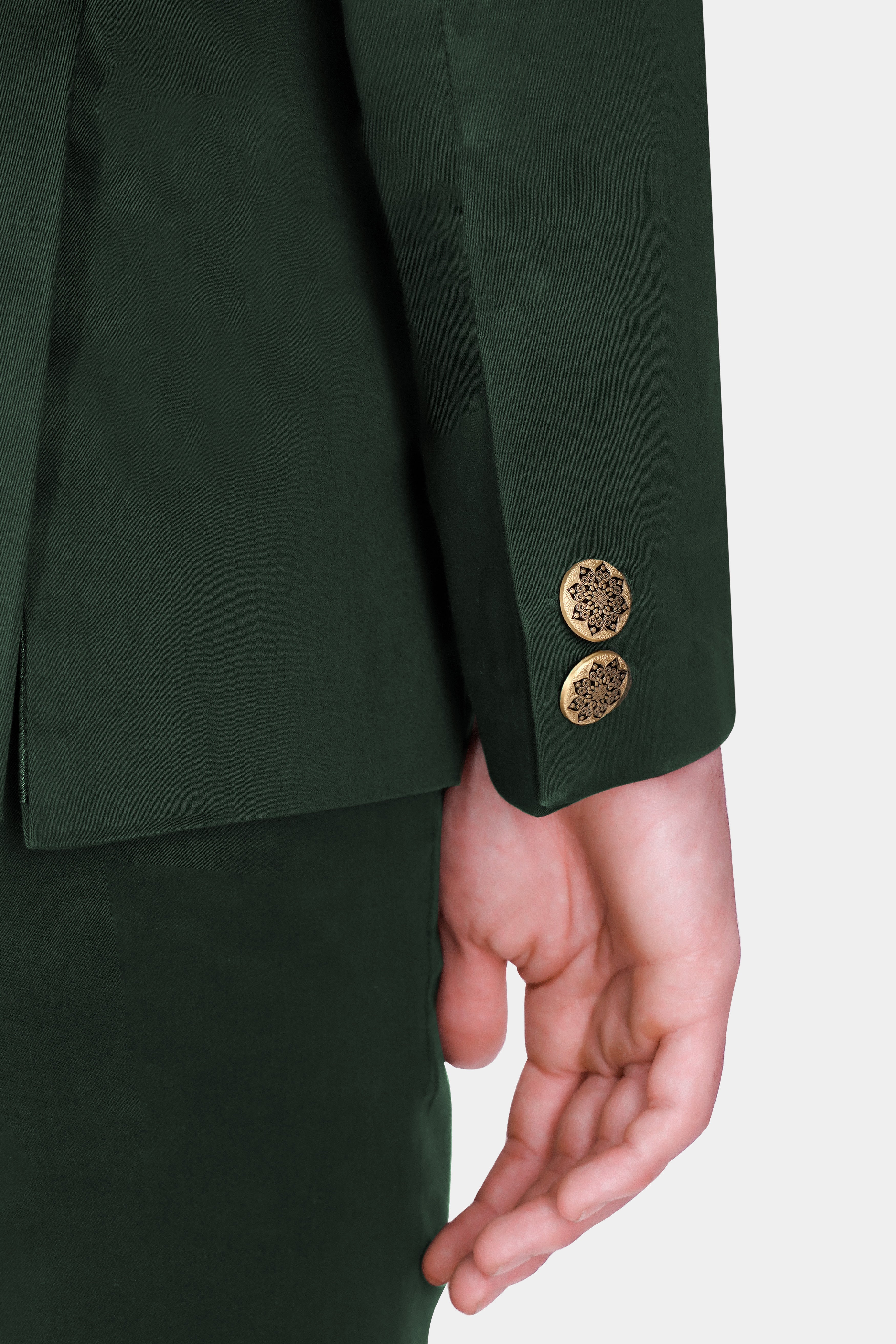 Heavy Metal Green Premium Cotton Bandhgala Stretchable Traveler Blazer BL2776-BG-36, BL2776-BG-38, BL2776-BG-40, BL2776-BG-42, BL2776-BG-44, BL2776-BG-46, BL2776-BG-48, BL2776-BG-50, BL2776-BG-52, BL2776-BG-54, BL2776-BG-56, BL2776-BG-58, BL2776-BG-60