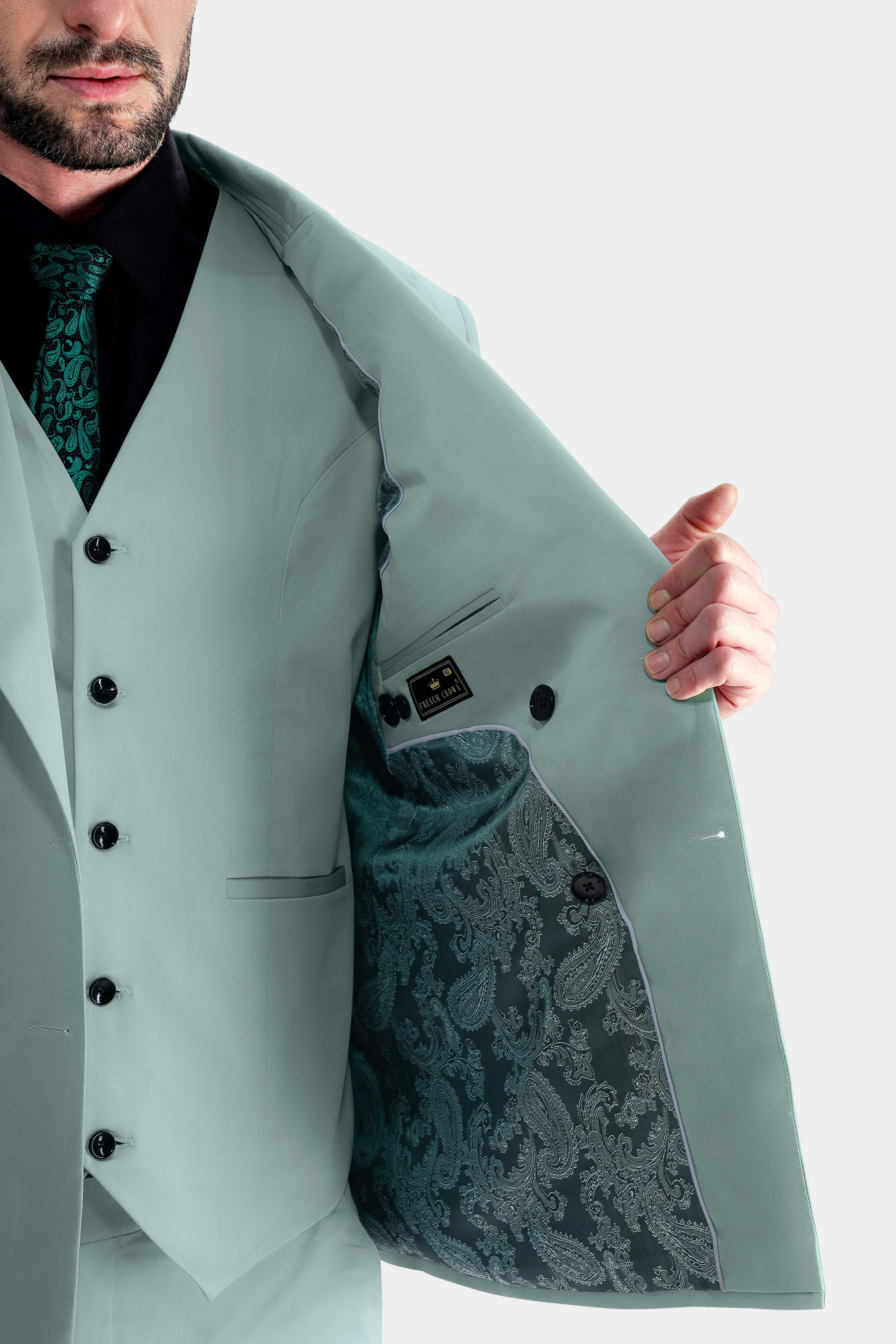 Edward Blue Double Breasted Premium Cotton Stretchable Traveler Blazer BL2788-DB-36, BL2788-DB-38, BL2788-DB-40, BL2788-DB-42, BL2788-DB-44, BL2788-DB-46, BL2788-DB-48, BL2788-DB-50, BL2788-DB-52, BL2788-DB-54, BL2788-DB-56, BL2788-DB-58, BL2788-DB-60