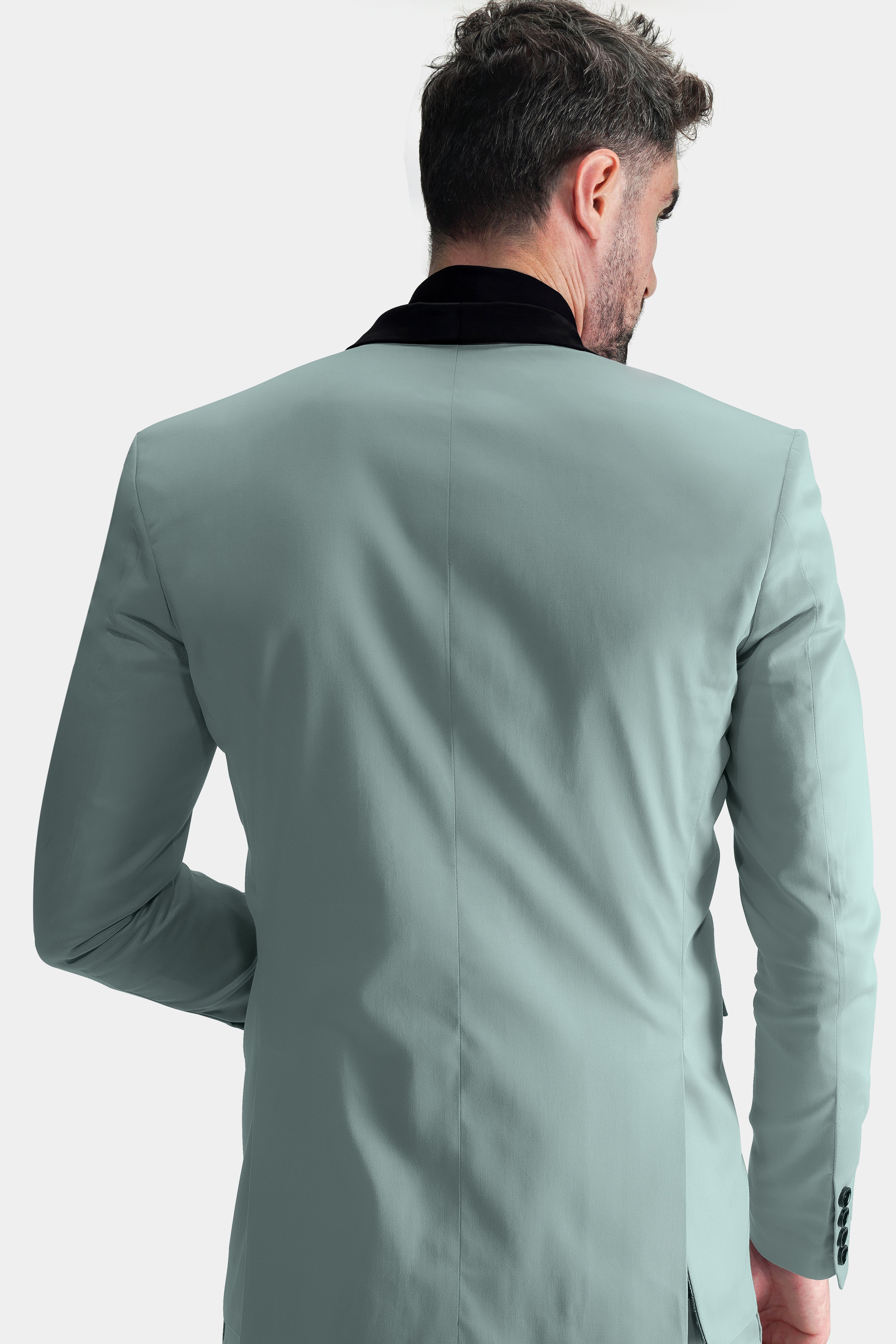Edward Blue Premium Cotton Tuxedo Stretchable Traveler Blazer BL2790-BKL-36, BL2790-BKL-38, BL2790-BKL-40, BL2790-BKL-42, BL2790-BKL-44, BL2790-BKL-46, BL2790-BKL-48, BL2790-BKL-50, BL2790-BKL-52, BL2790-BKL-54, BL2790-BKL-56, BL2790-BKL-58, BL2790-BKL-60