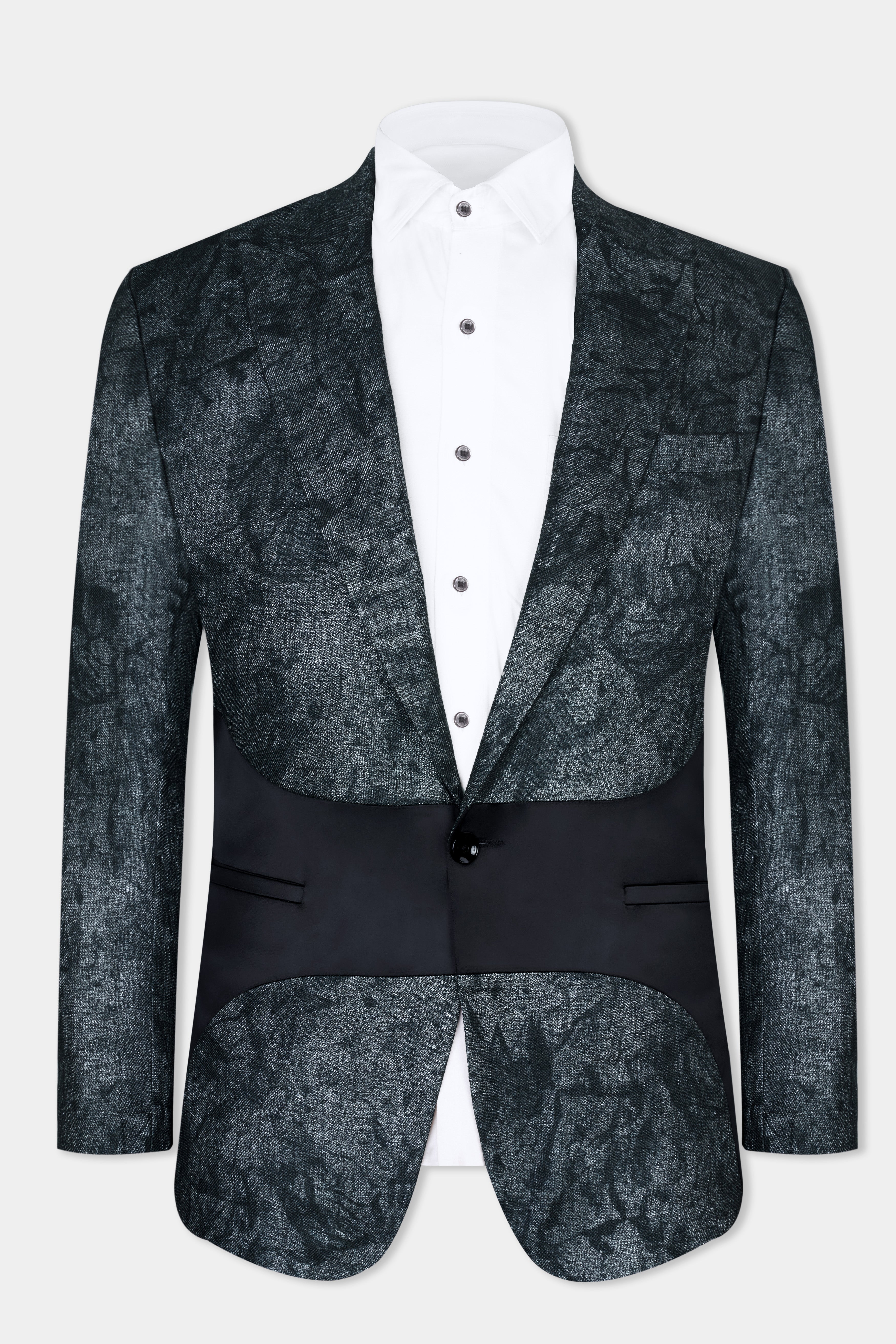 Marengo Gray Textured Single Breasted Designer Blazer BL2847-SBP-D433-36, BL2847-SBP-D433-38, BL2847-SBP-D433-40, BL2847-SBP-D433-42, BL2847-SBP-D433-44, BL2847-SBP-D433-46, BL2847-SBP-D433-48, BL2847-SBP-D433-50, BL2847-SBP-D433-52, BL2847-SBP-D433-54, BL2847-SBP-D433-56, BL2847-SBP-D433-58, BL2847-SBP-D433-60