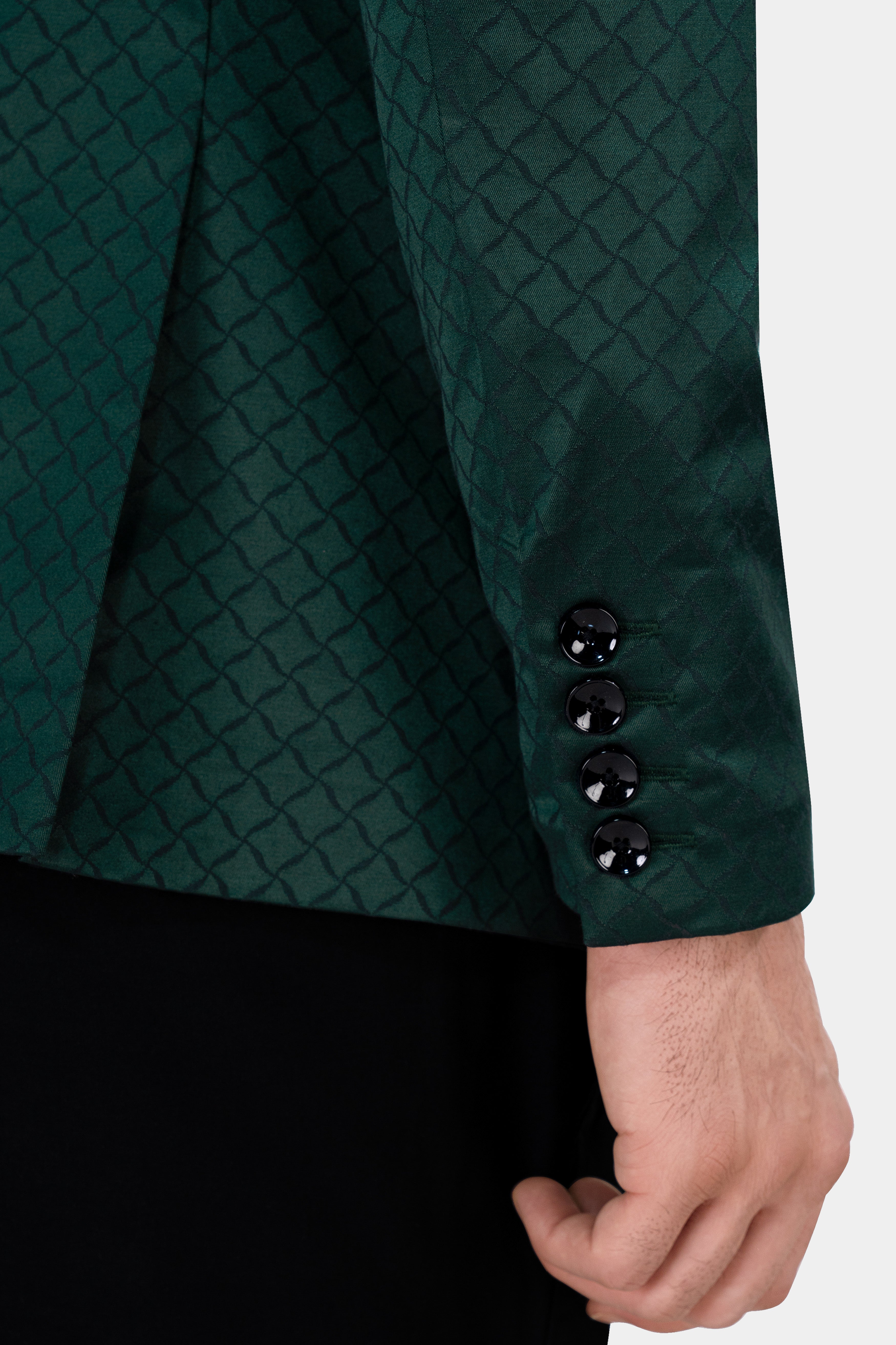 Everglade Green Jacquard Textured Designer Tuxedo Blazer BL2851-KWL-D118-36, BL2851-KWL-D118-38, BL2851-KWL-D118-40, BL2851-KWL-D118-42, BL2851-KWL-D118-44, BL2851-KWL-D118-46, BL2851-KWL-D118-48, BL2851-KWL-D118-50, BL2851-KWL-D118-52, BL2851-KWL-D118-54, BL2851-KWL-D118-56, BL2851-KWL-D118-58, BL2851-KWL-D118-60