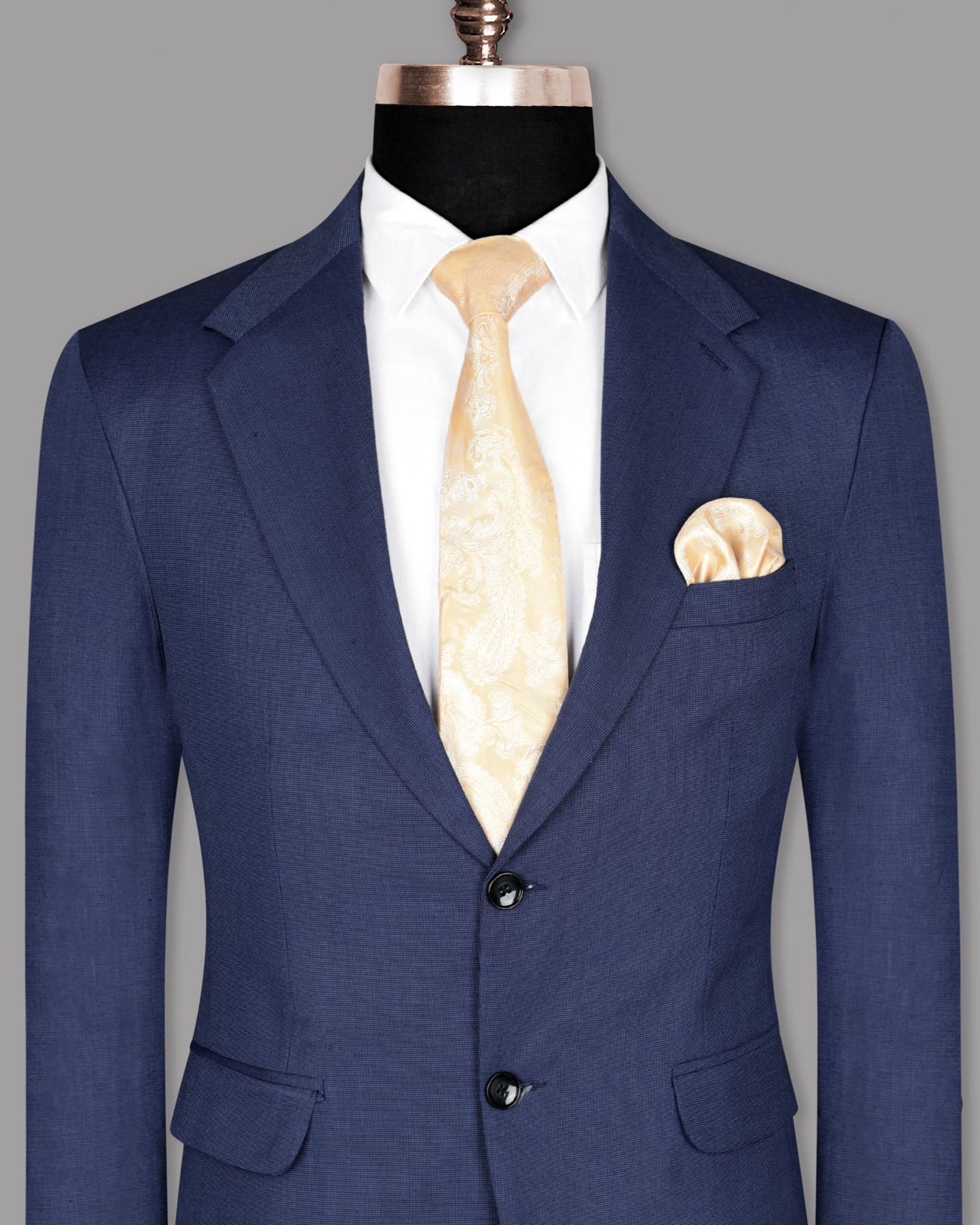 Lapis Blue Wool Blend Blazer BL804SB-36, BL804SB-42, BL804SB-44, BL804SB-46, BL804SB-60, BL804SB-54, BL804SB-50, BL804SB-58, BL804SB-38, BL804SB-40, BL804SB-48, BL804SB-52, BL804SB-56