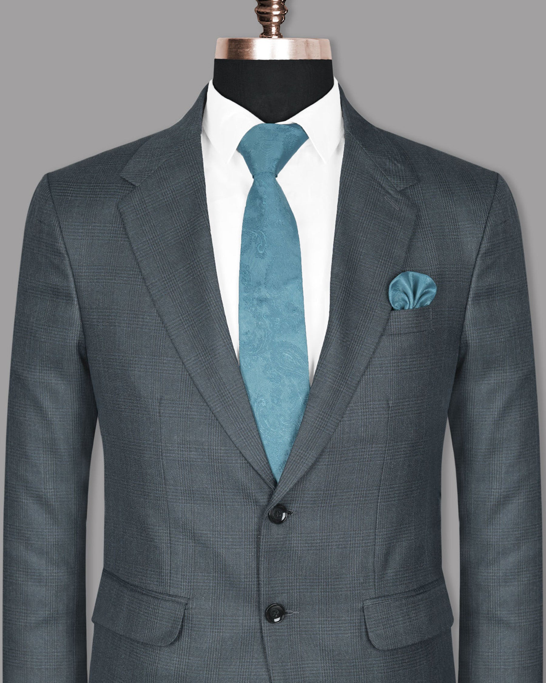 Anchor Grey Plaid Wool Rich Blazer BL928-SB-48, BL928-SB-54, BL928-SB-36, BL928-SB-60, BL928-SB-58, BL928-SB-44, BL928-SB-46, BL928-SB-40, BL928-SB-38, BL928-SB-50, BL928-SB-52, BL928-SB-56, BL928-SB-42
