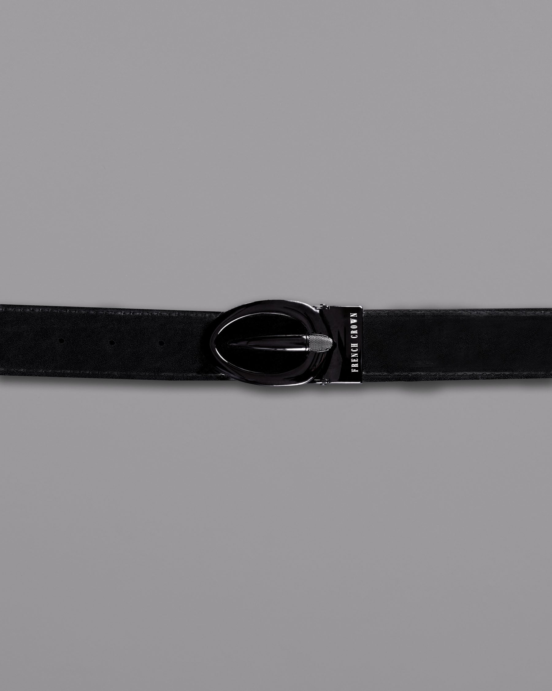 Glossy grey Oval  buckled Reversible jade Black and tan Vegan Leather Handcrafted Belt BT030-28, BT030-30, BT030-32, BT030-34, BT030-36, BT030-38