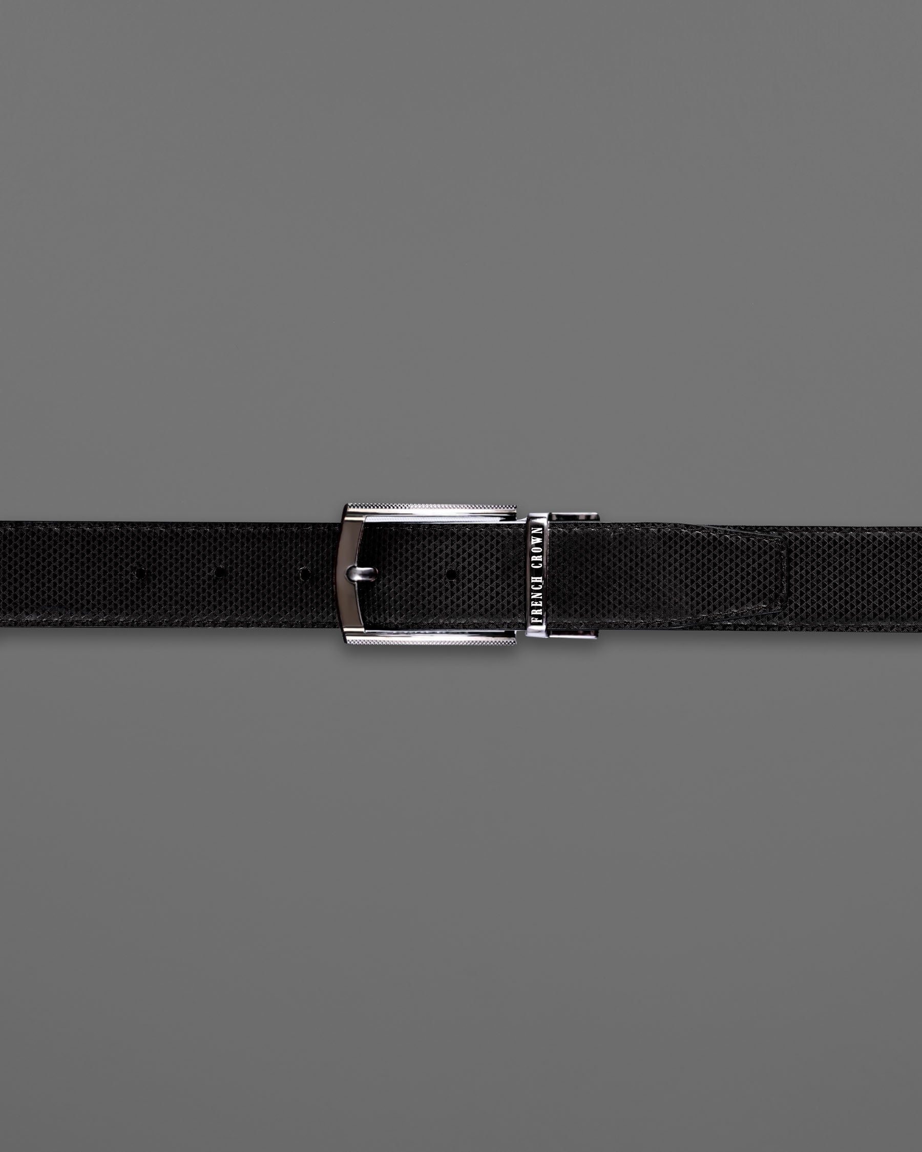 Glossy Grey with Golden buckled Reversible jade Black and Brown Vegan Leather Handcrafted Belt