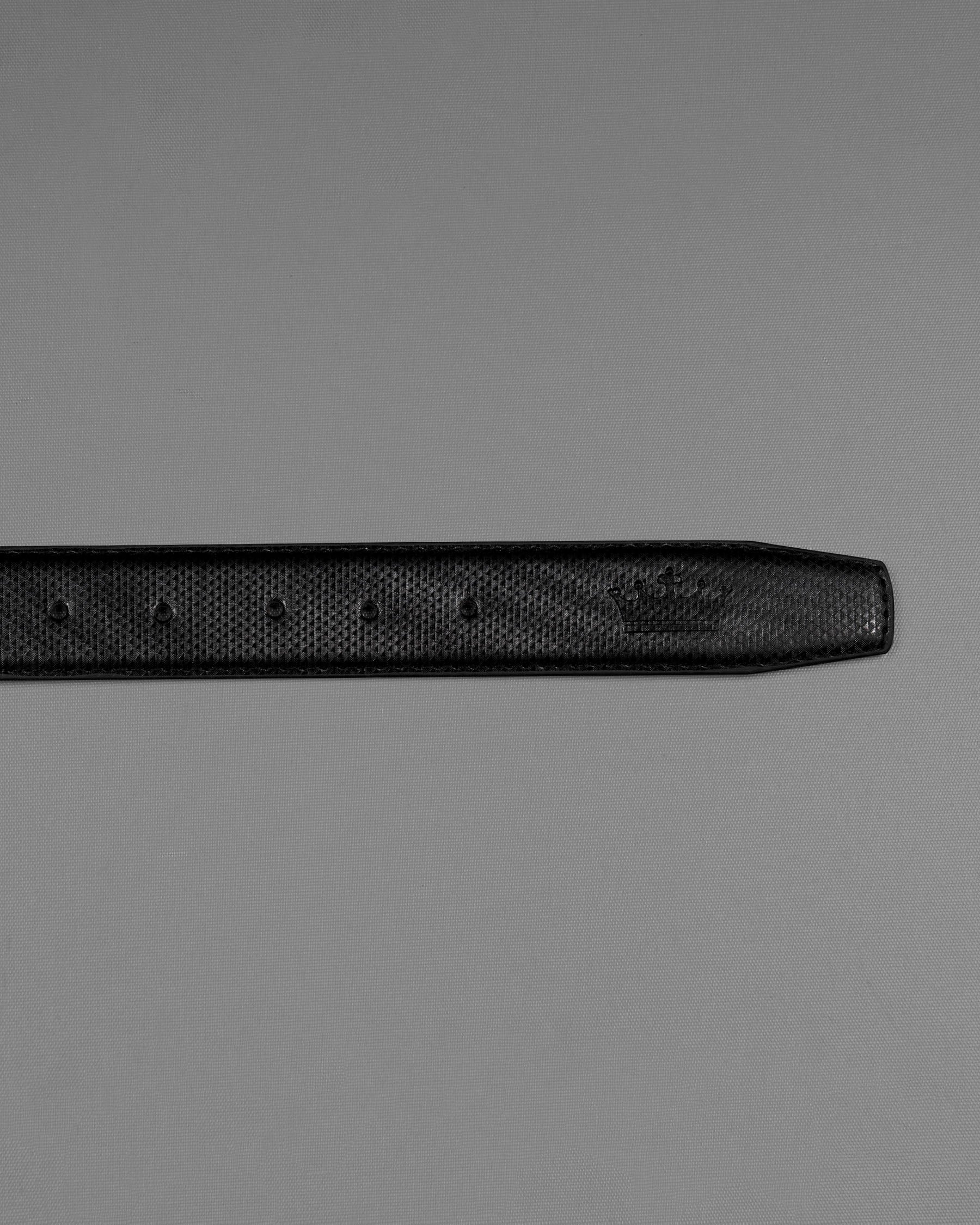 Glossy Grey with Golden buckled Reversible jade Black and Brown Vegan Leather Handcrafted Belt BT049-28, BT049-30, BT049-32, BT049-34, BT049-36, BT049-38
