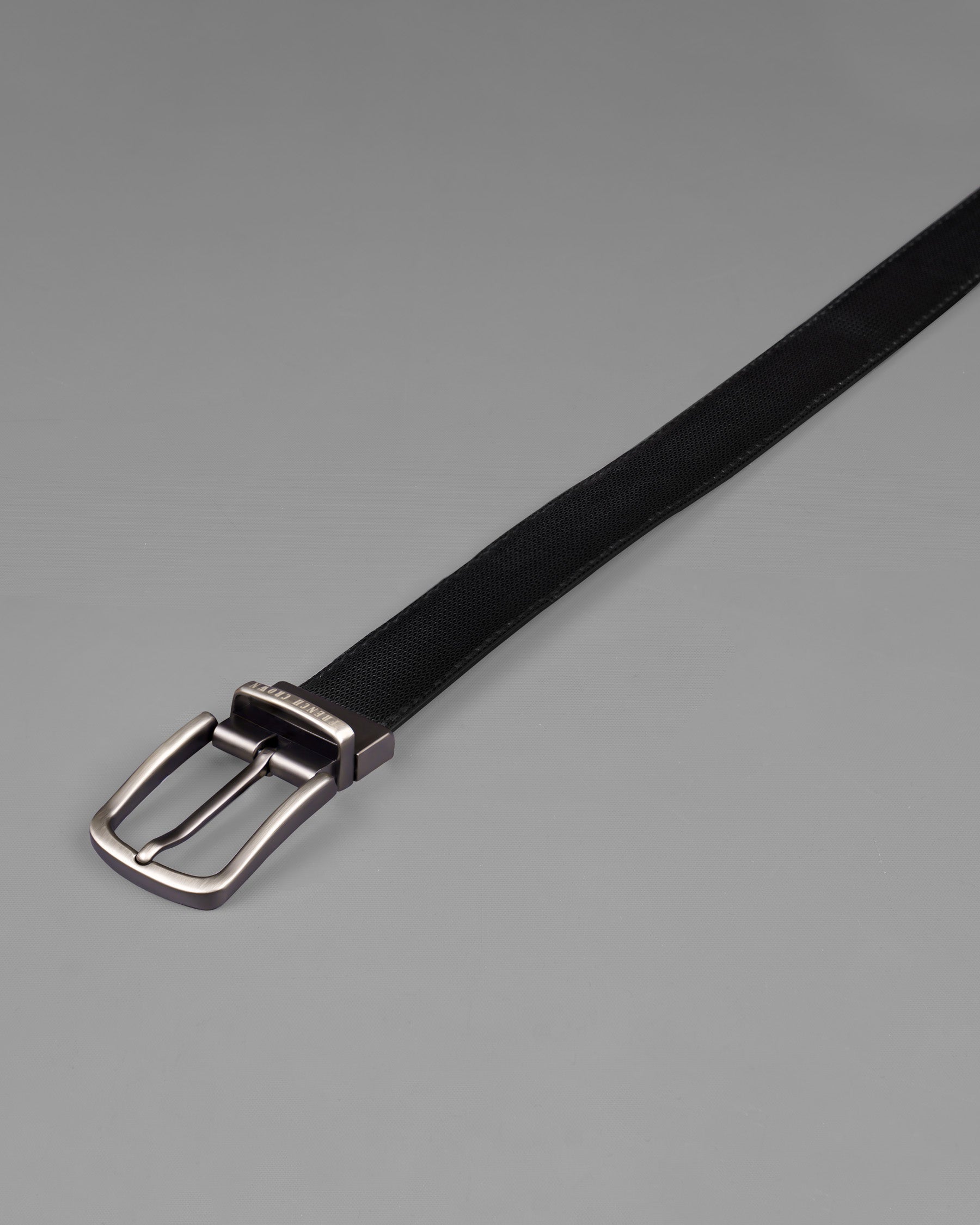Silver Metallic Buckle Glossy Finish with Jade Black and Brown Leather Free Handcrafted Reversible Belt BT055-28, BT055-30, BT055-32, BT055-34, BT055-36, BT055-38