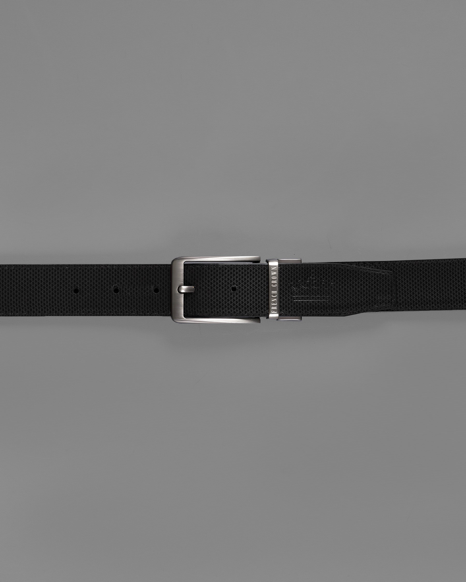 Silver Buckle with Jade Black and Brown Leather Free Handcrafted Reversible Belt BT056-28, BT056-30, BT056-32, BT056-34, BT056-36, BT056-38