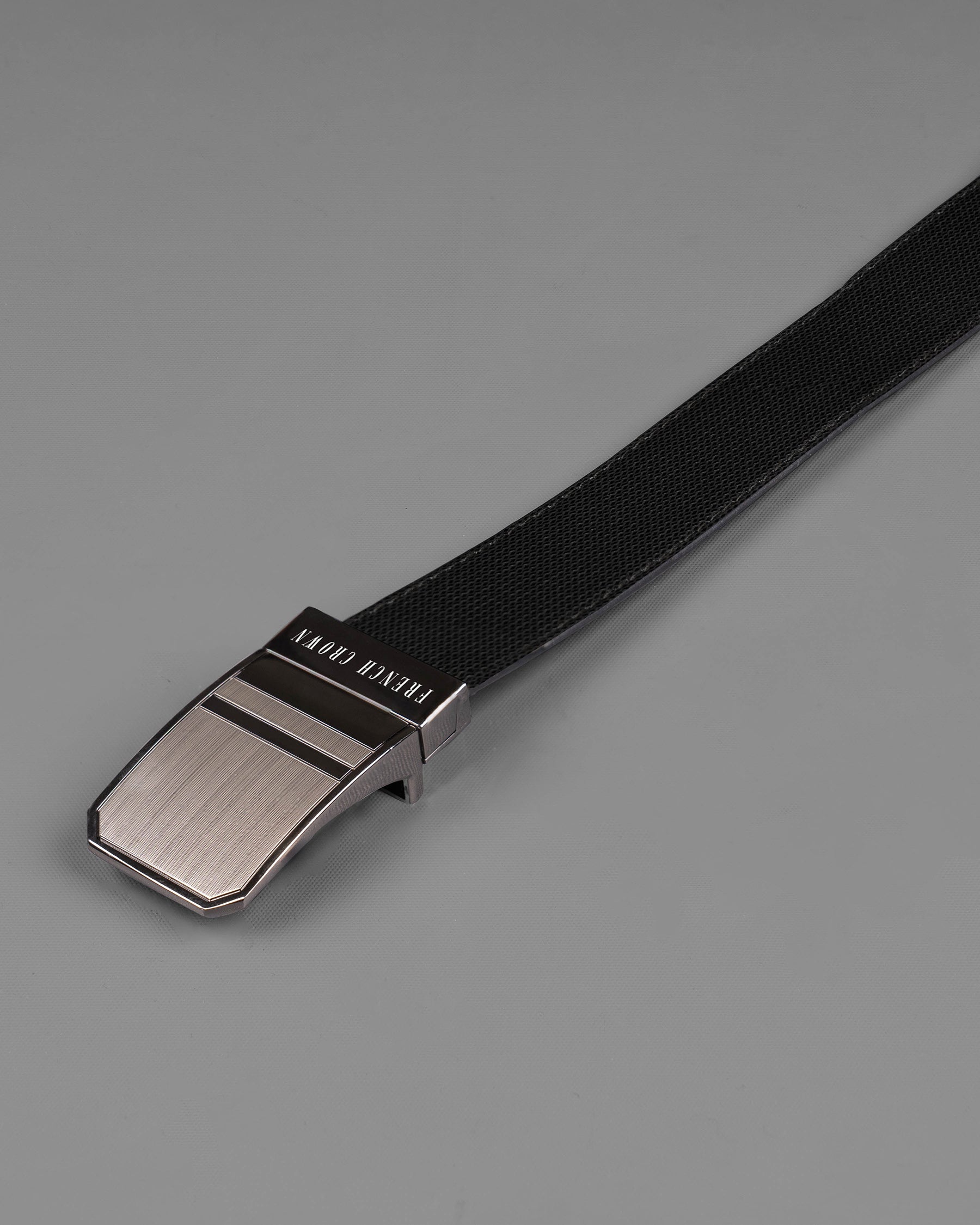 Silver Box Buckle with Golden Touch Jade Black and Brown Leather Free Handcrafted Reversible Belt BT061-28, BT061-30, BT061-32, BT061-34, BT061-36, BT061-38