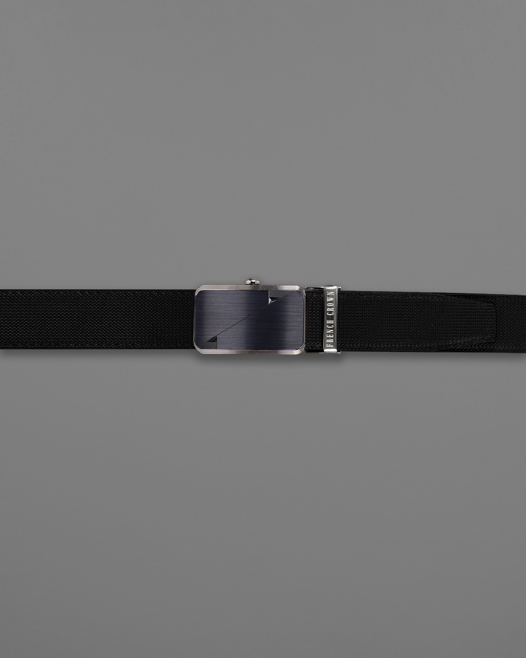 Designer Black and Silver Buckle Matte Finish with Jade Black and Dark Brown Leather Free Handcrafted Reversible Belt BT093-28, BT093-30, BT093-32, BT093-34, BT093-36, BT093-38