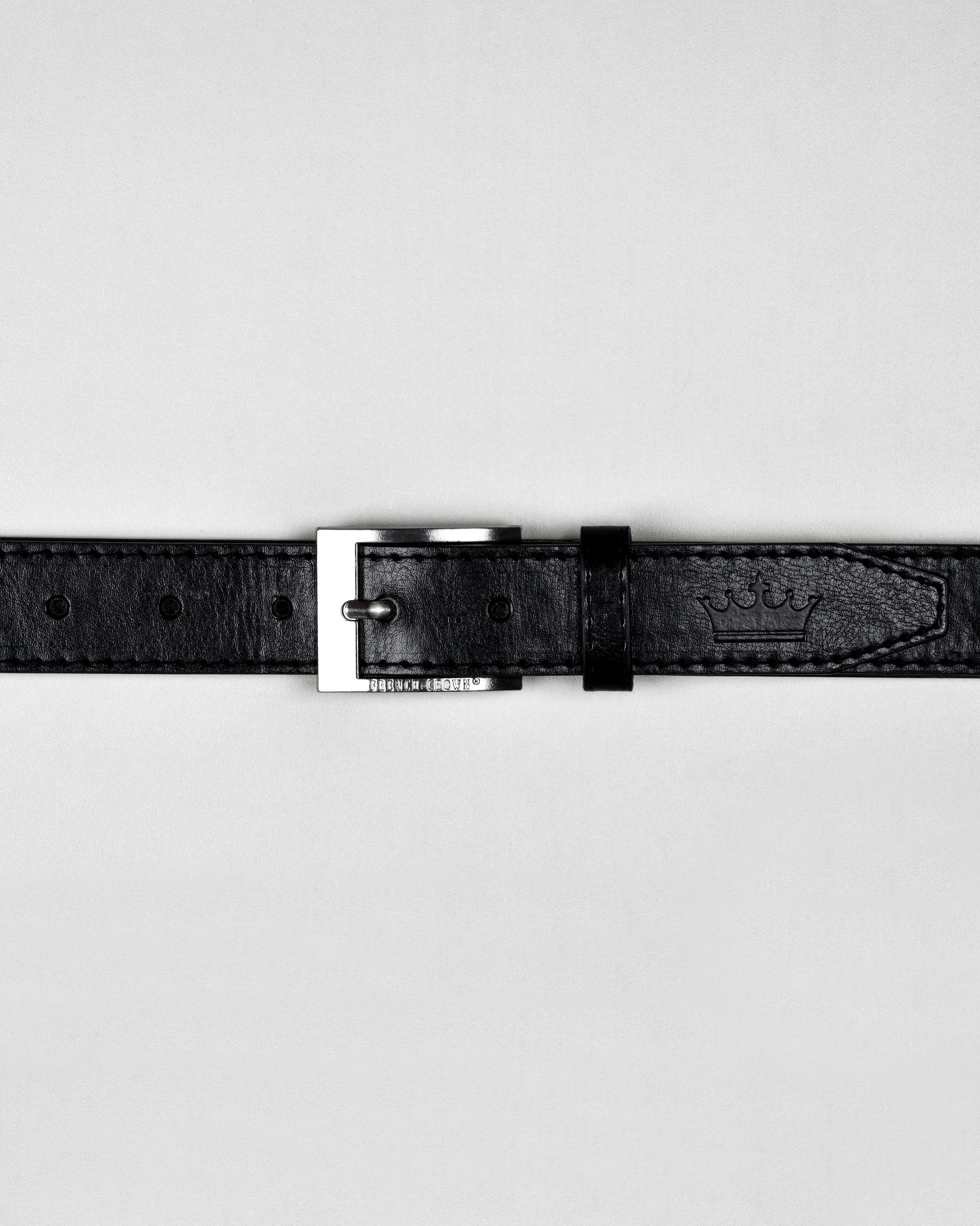 Jade Black Vegan Leather Lightweight Belt BT03-32, BT03-34, BT03-36, BT03-38, BT03-28, BT03-30