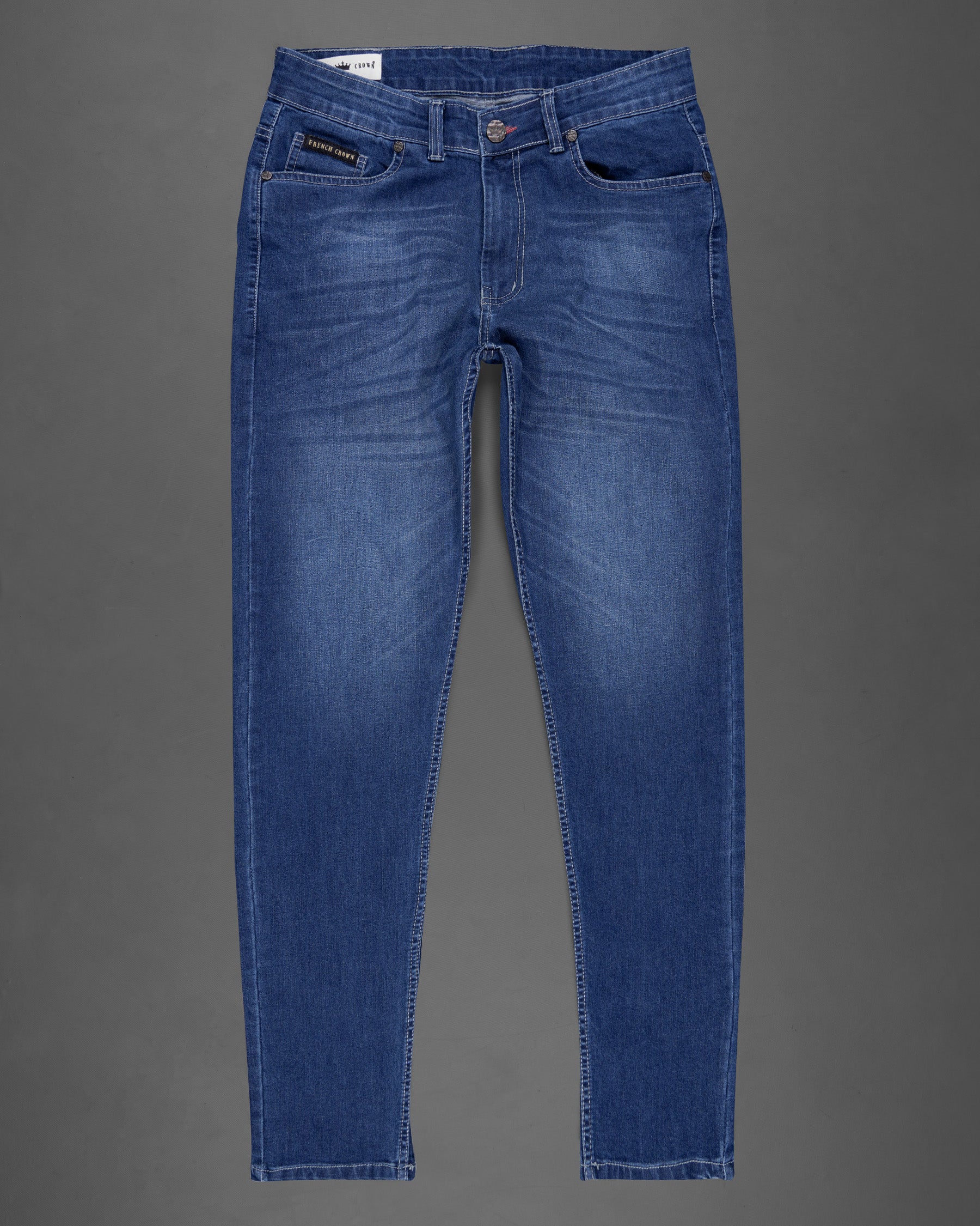 Scampi Blue hand Sanding Clean Look Stretchable Denim J146-32, J146-34, J146-36, J146-38, J146-40