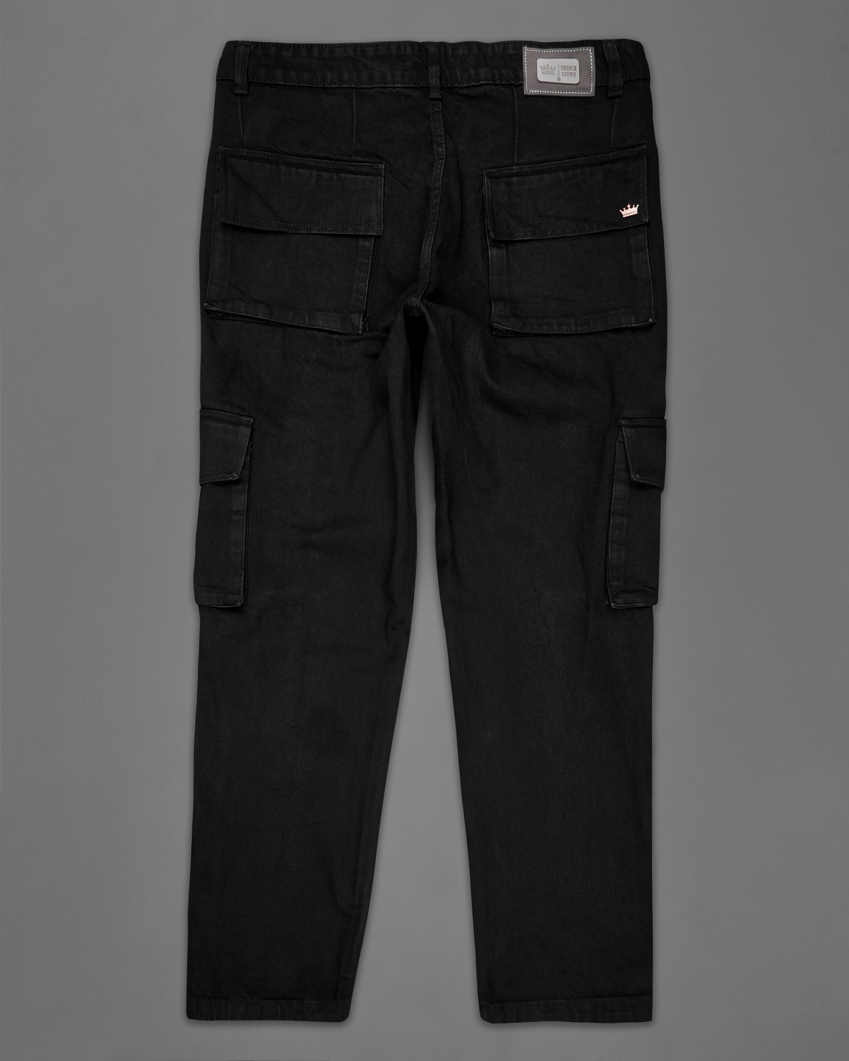 Jade Black Rinse Wash Cargo Denim J169-30, J169-32, J169-34, J169-36, J169-38, J169-40