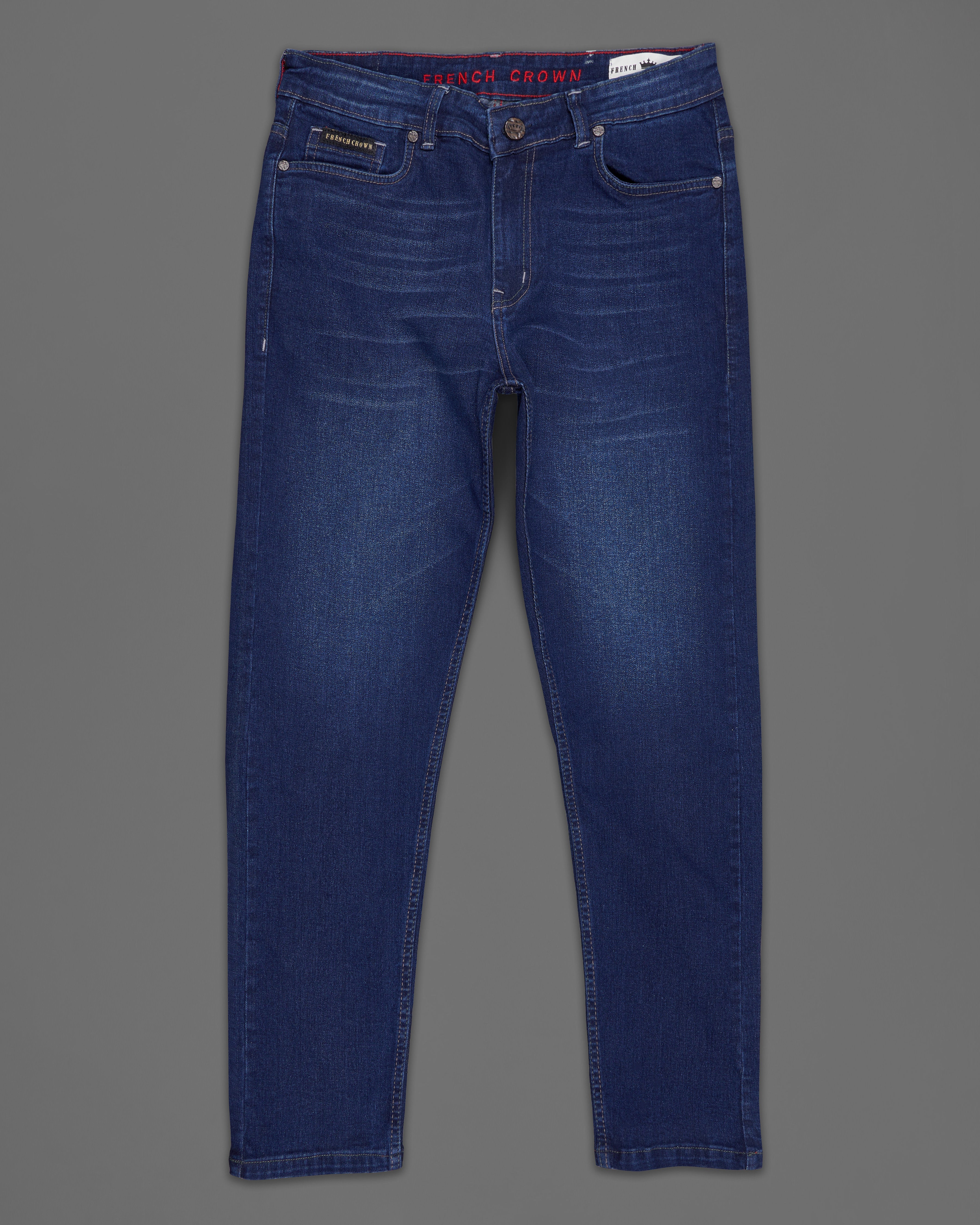 Firefly Navy Blue Hand Sanding Stretchable Denim J186-32, J186-34, J186-36, J186-38, J186-40