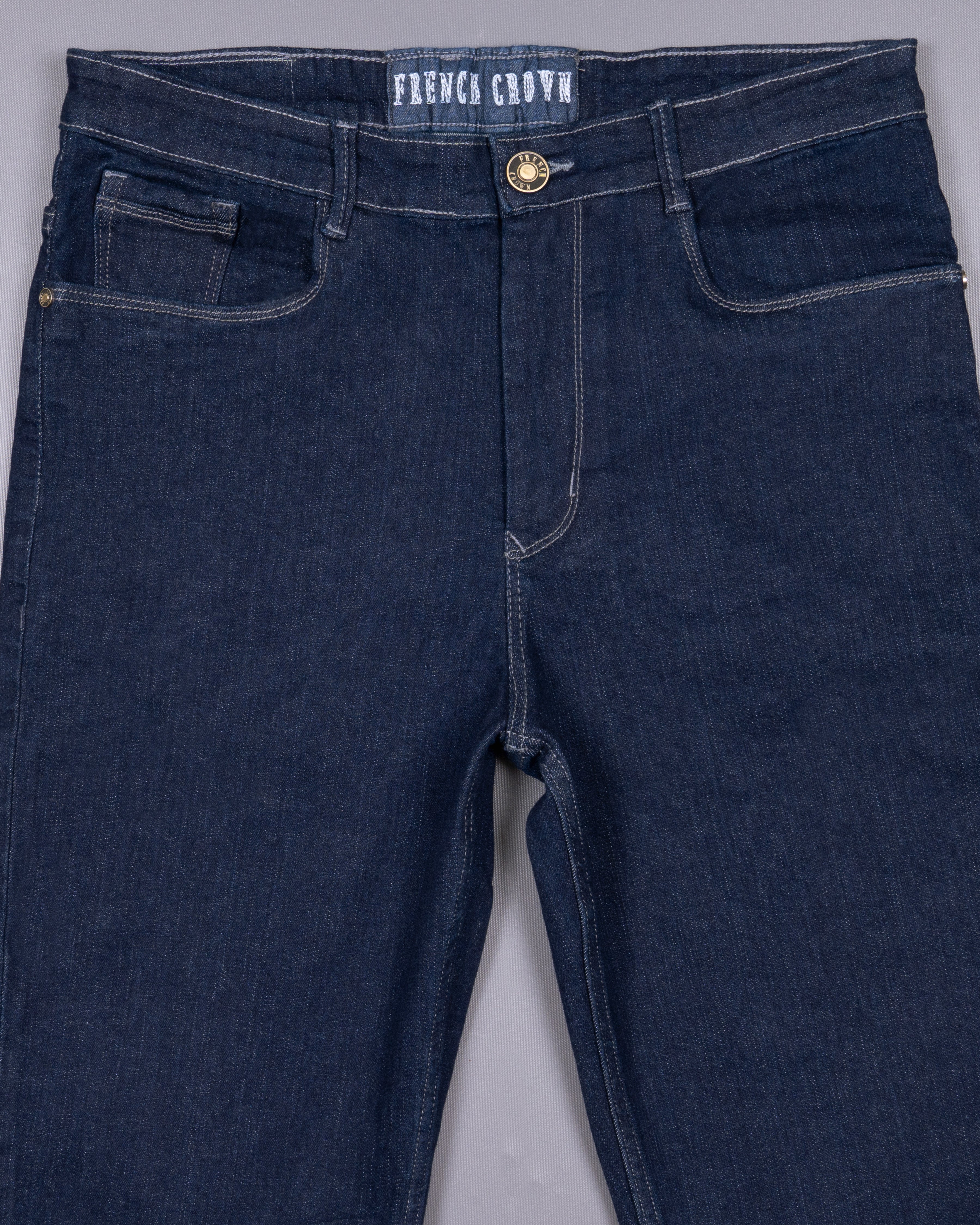 MARTINIQUE BLUE SLIM FIT MID-RISE CLEAN LOOK STRETCHABLE DENIM J89-32, J89-34, J89-36, J89-38, J89-40, J89-30