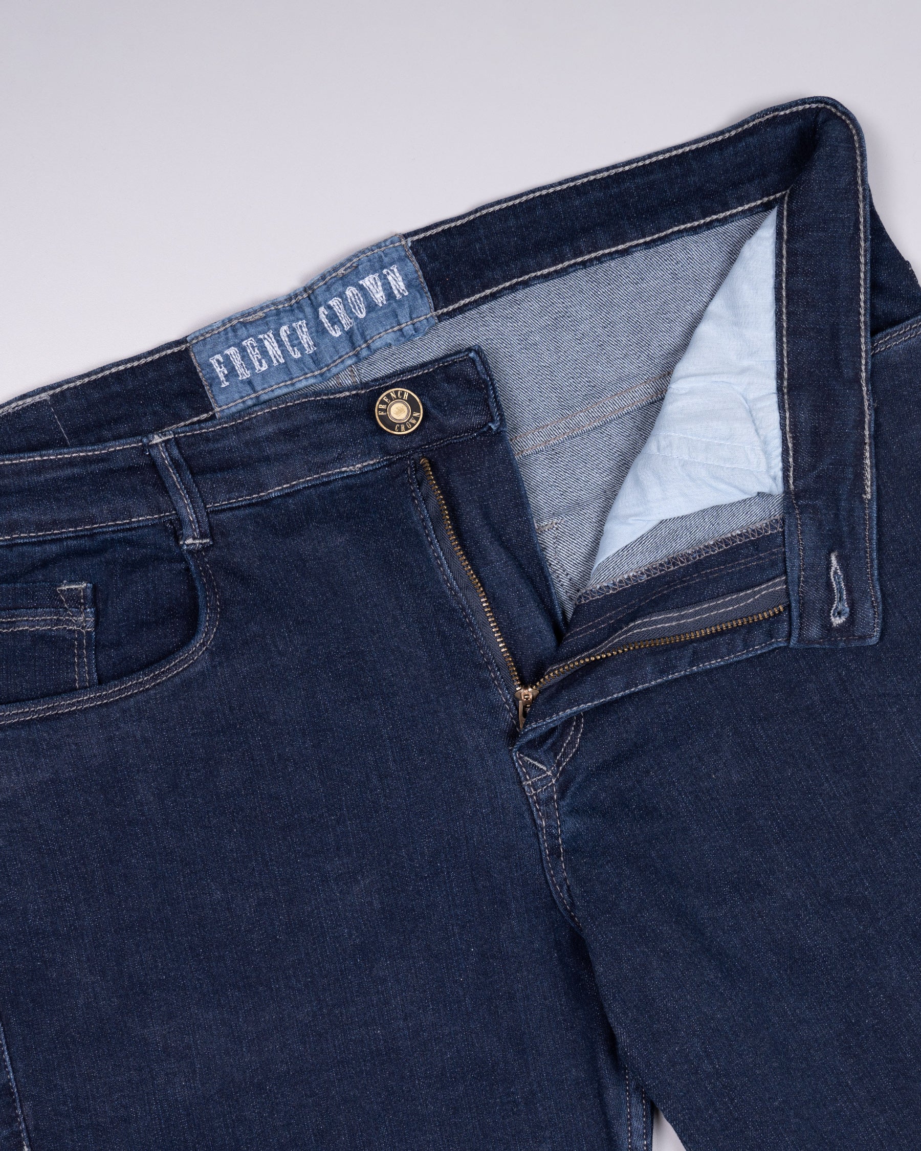 MARTINIQUE BLUE SLIM FIT MID-RISE CLEAN LOOK STRETCHABLE DENIM J89-32, J89-34, J89-36, J89-38, J89-40, J89-30