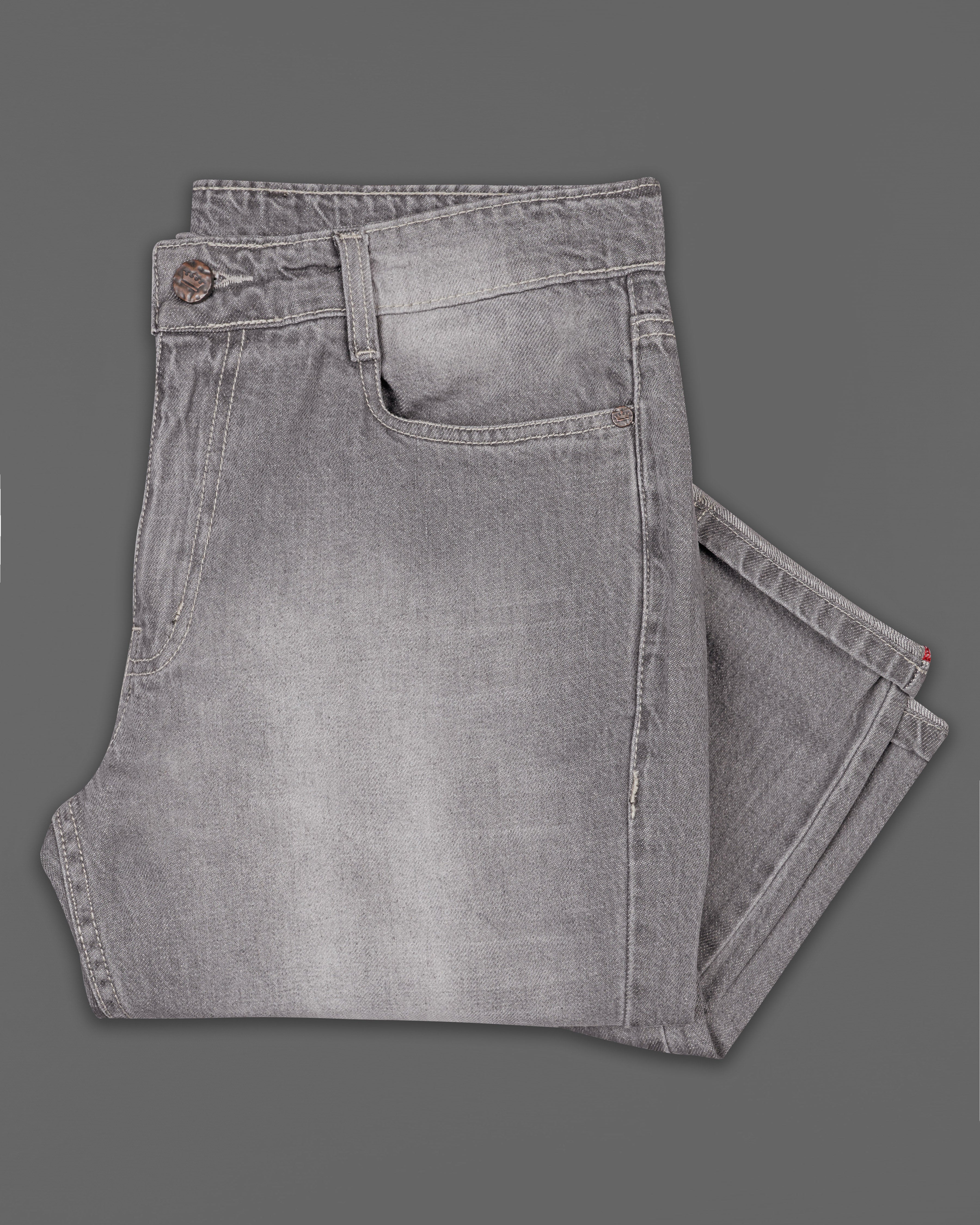 Monsoon Gray Snake Hand-Painted Stone Washed Denim J078-ART-32, J078-ART-34, J078-ART-36, J078-ART-38, J078-ART-40