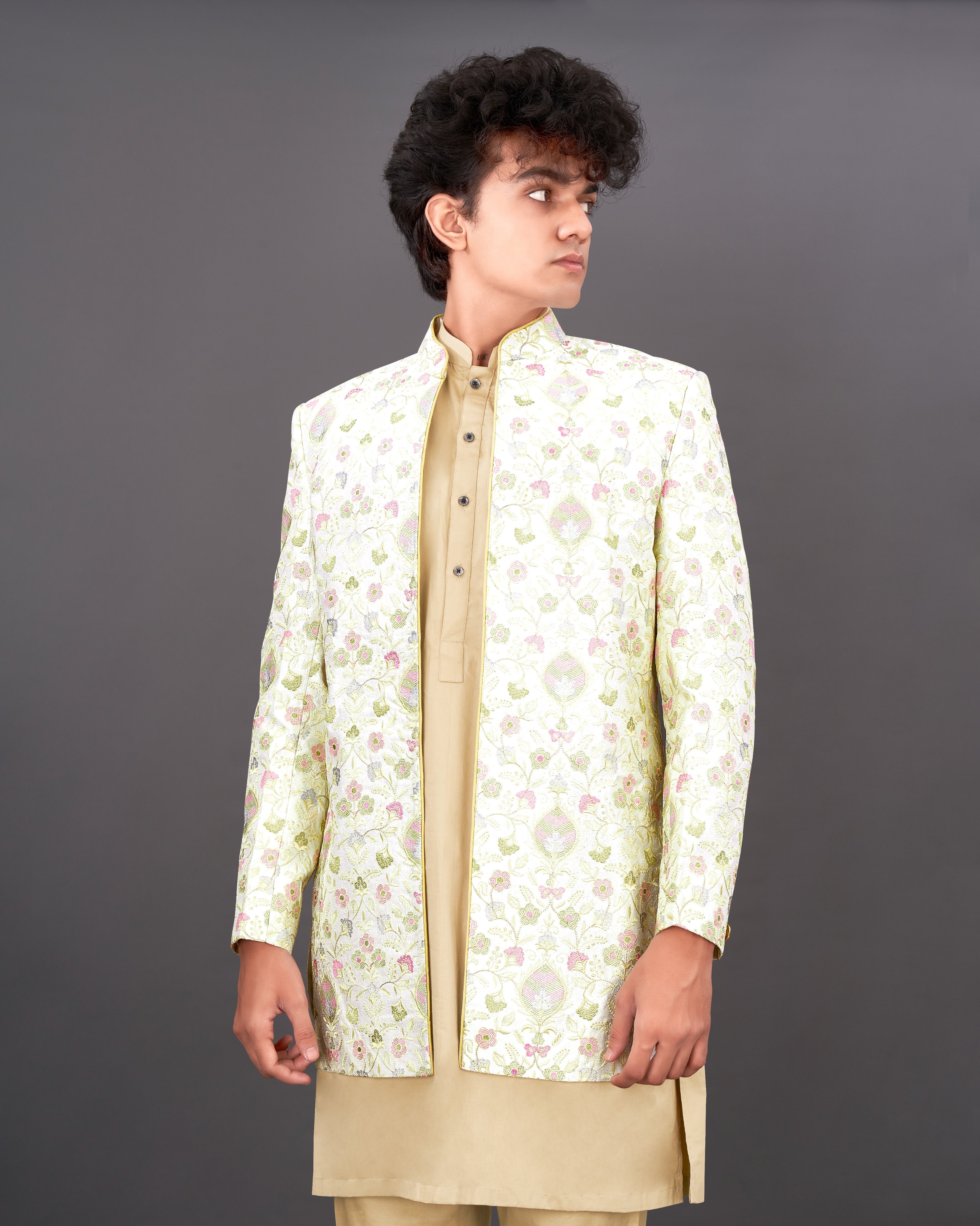 Citrine Off-White Embroidered Indo-Western with Kurta and Pants Set SHR031-SRW19-36, SHR031-SRW19-38, SHR031-SRW19-40, SHR031-SRW19-42, SHR031-SRW19-44, SHR031-SRW19-46, SHR031-SRW19-48, SHR031-SRW19-50, SHR031-SRW19-52, SHR031-SRW19-54, SHR031-SRW19-56, SHR031-SRW19-58, SHR031-SRW19-60