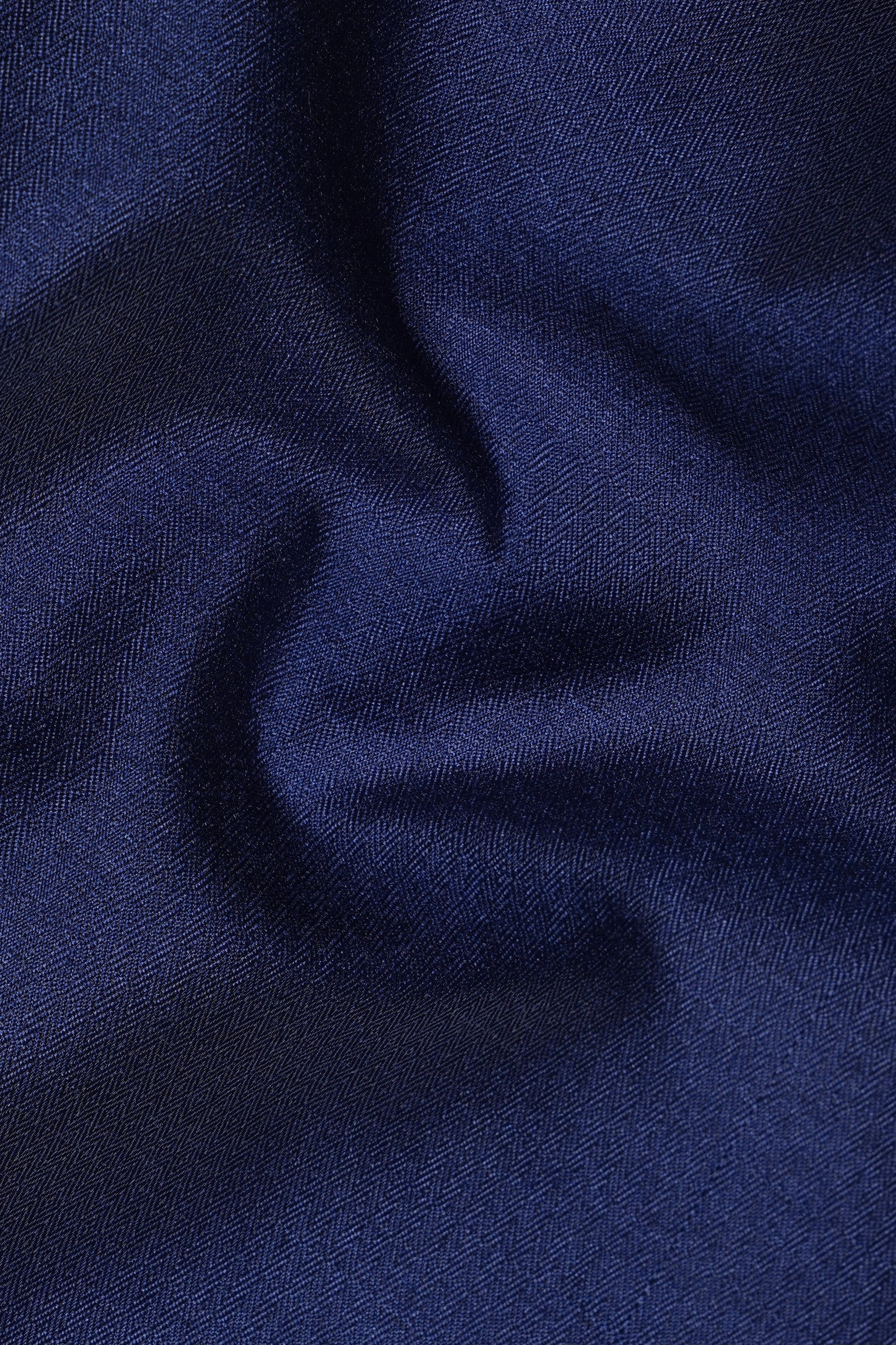 Cloud Burst and Haiti Blue Moroccan Thread and Sequin Embroidered Indo-Western Set