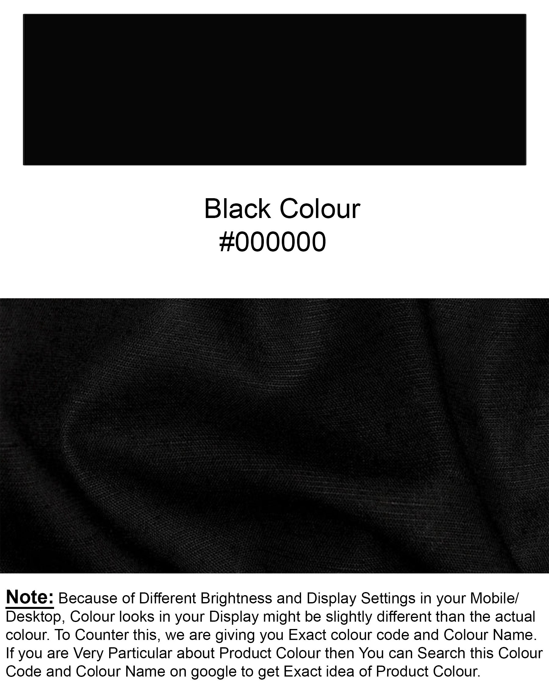 JADE BLACK PREMIUM LINEN SHORTS SR139-28, SR139-30, SR139-32, SR139-34, SR139-36, SR139-38, SR139-40, SR139-42, SR139-44