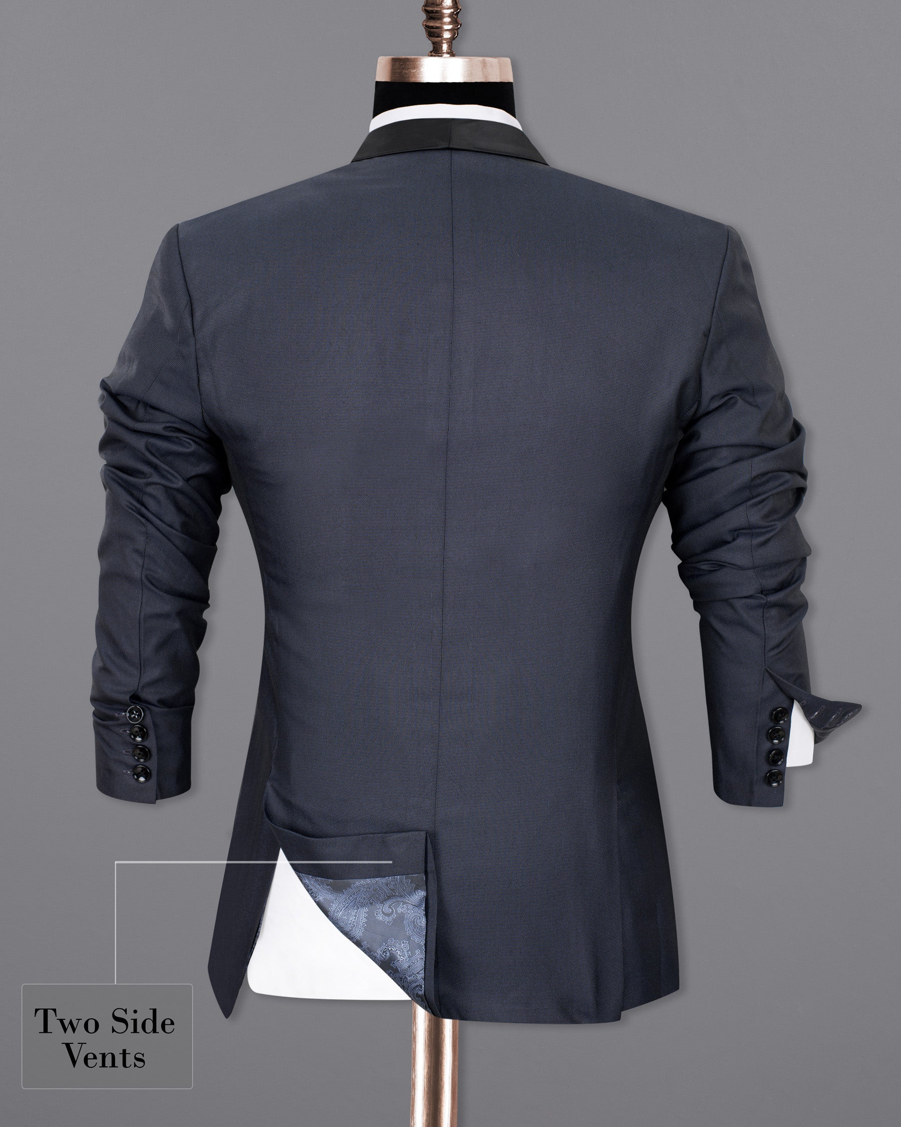 Tangaroa STue Wool Rich Tuxedo Suit ST1349-BKL-36, ST1349-BKL-38, ST1349-BKL-40, ST1349-BKL-42, ST1349-BKL-44, ST1349-BKL-46, ST1349-BKL-48, ST1349-BKL-50, ST1349-BKL-52, ST1349-BKL-54, ST1349-BKL-56, ST1349-BKL-58, ST1349-BKL-60