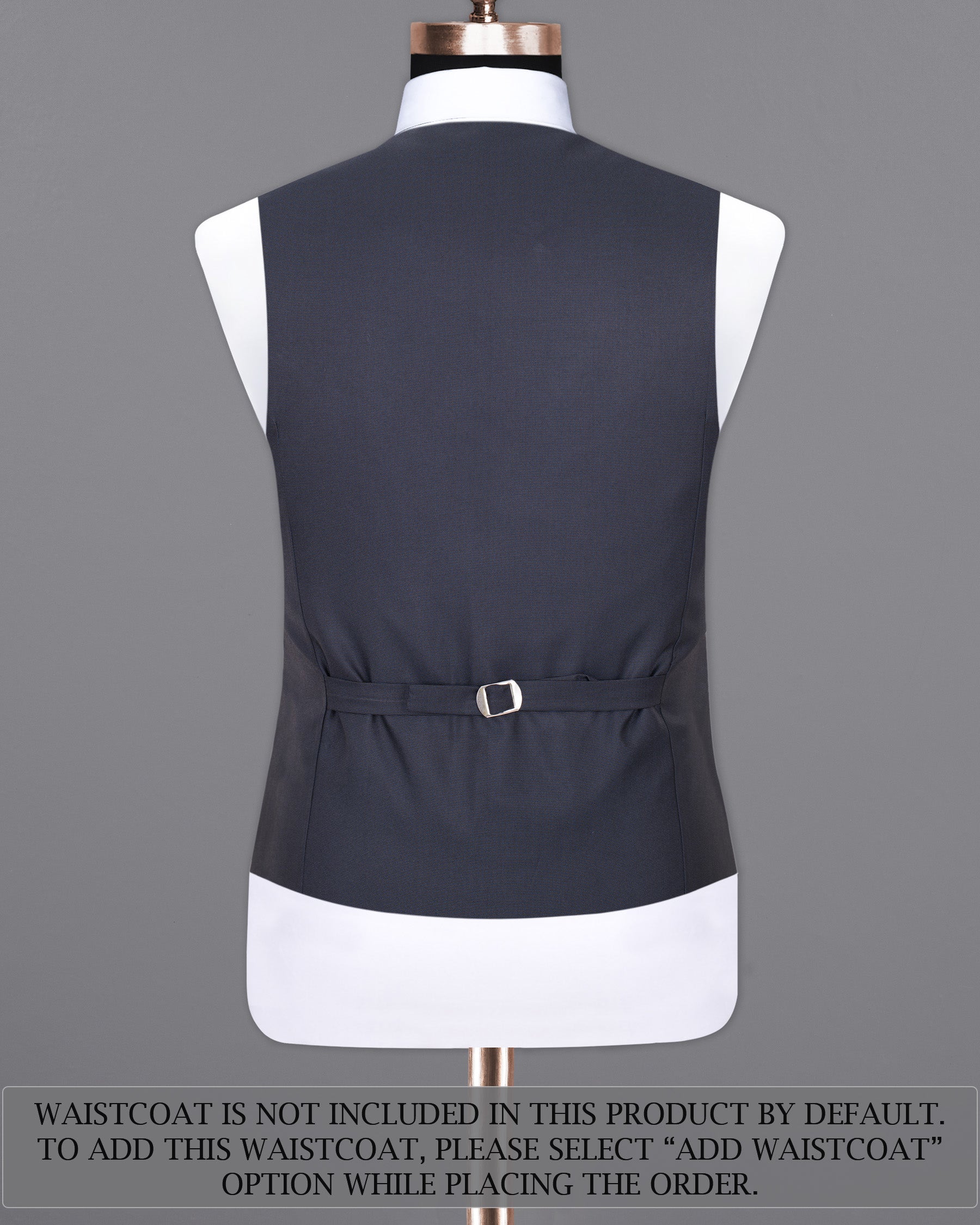 Tangaroa Blue Wool Rich Tuxedo Suit