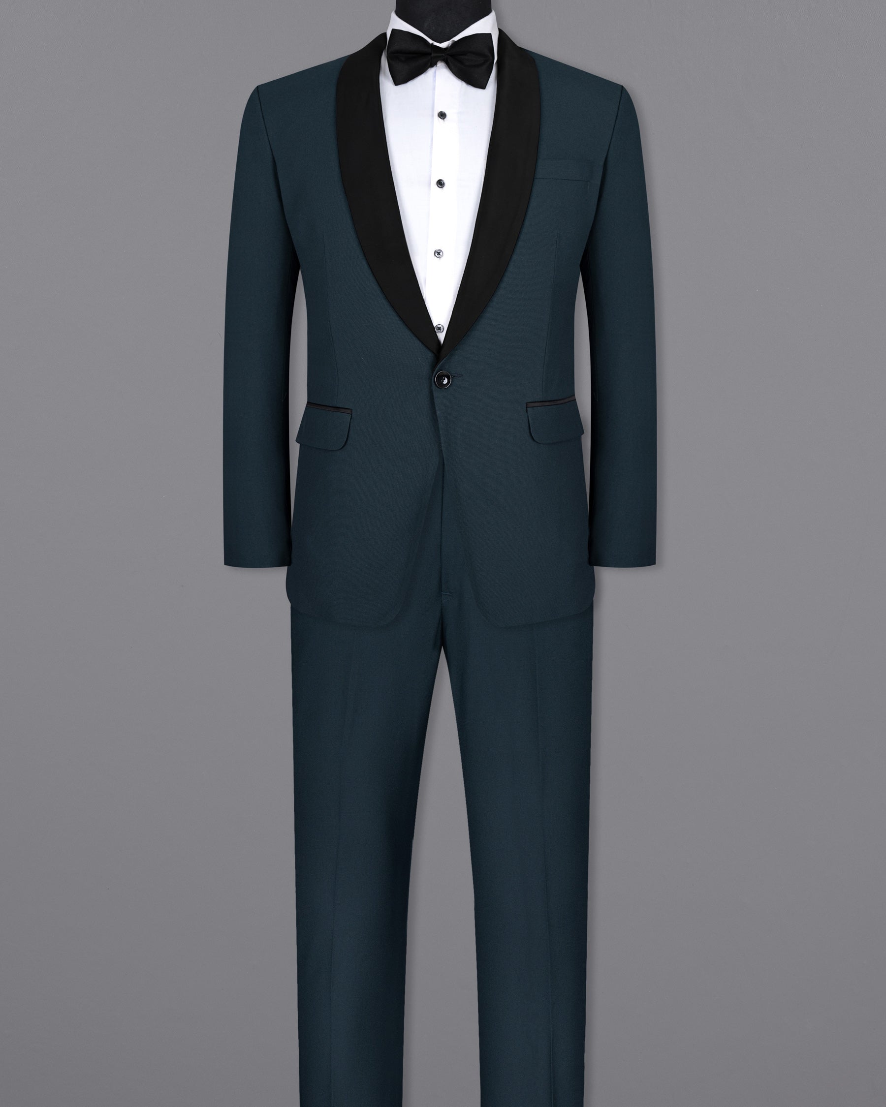 Biscay Blue Wool Rich Tuxedo Suit ST1411-BKL-36, ST1411-BKL-38, ST1411-BKL-40, ST1411-BKL-42, ST1411-BKL-44, ST1411-BKL-46, ST1411-BKL-48, ST1411-BKL-50, ST1411-BKL-52, ST1411-BKL-54, ST1411-BKL-56, ST1411-BKL-58, ST1411-BKL-60