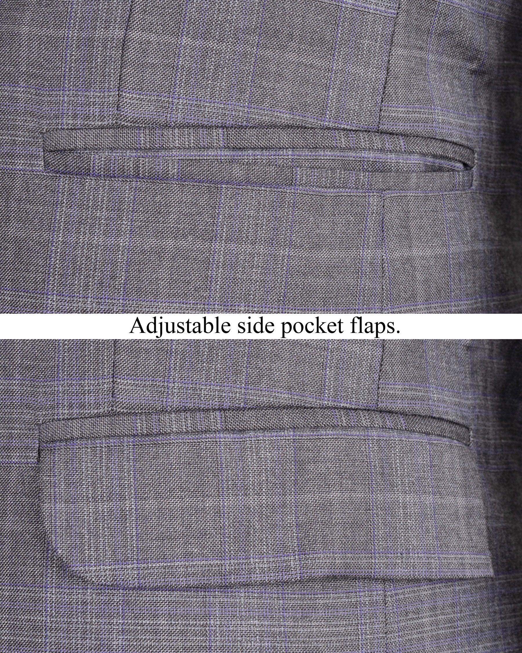 Fedora Plaid Wool Rich Suit ST1440-SB-36,ST1440-SB-38,ST1440-SB-40,ST1440-SB-42,ST1440-SB-44,ST1440-SB-46,ST1440-SB-48,ST1440-SB-50,ST1440-SB-52,ST1440-SB-54,ST1440-SB-56,ST1440-SB-58,ST1440-SB-60