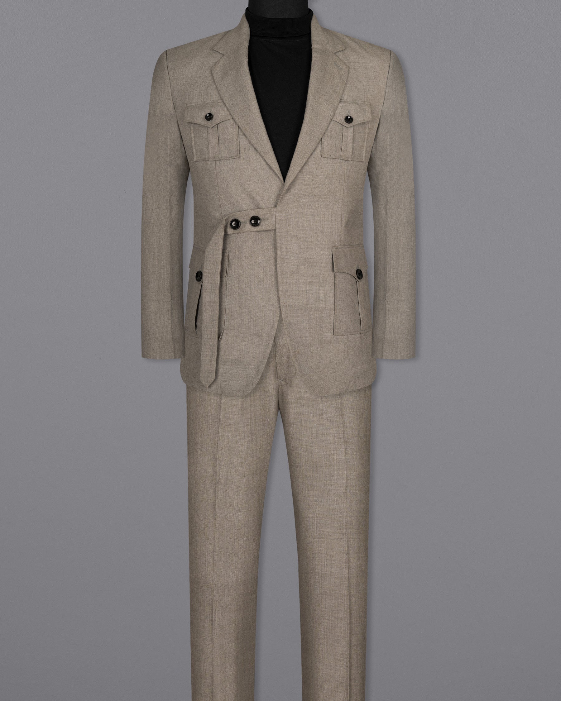 Zorba Grey Woolrich Patch Pocket Sports Suit