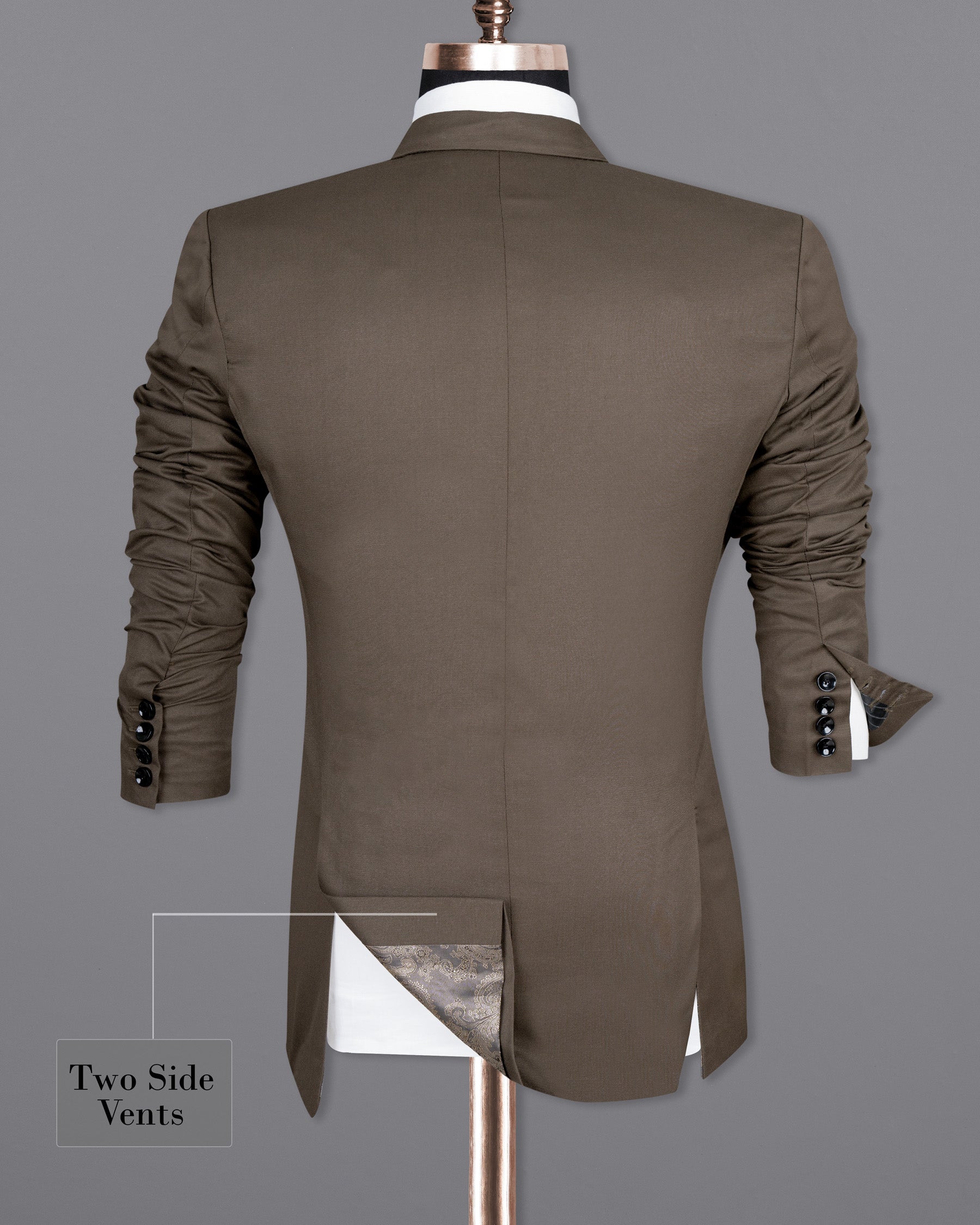 Don Juan Brown Wool Rich Suit ST1496-SB-36, ST1496-SB-38, ST1496-SB-40, ST1496-SB-42, ST1496-SB-44, ST1496-SB-46, ST1496-SB-48, ST1496-SB-50, ST1496-SB-52, ST1496-SB-54, ST1496-SB-56, ST1496-SB-58, ST1496-SB-60