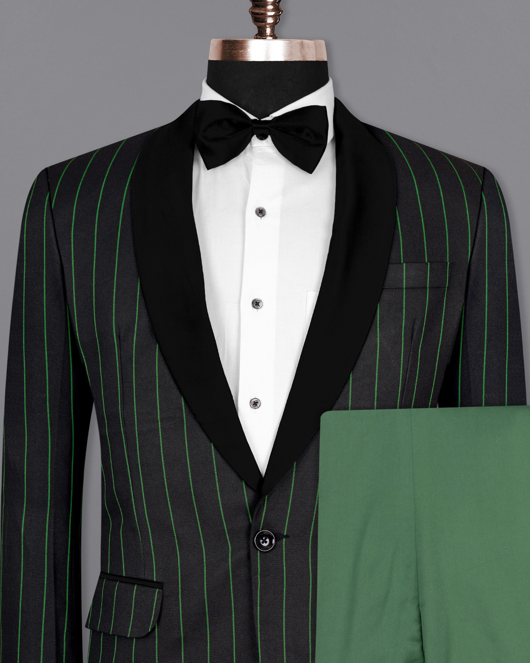 Jade STack Striped Woolrich Tuxedo Suit ST1524-BKL-36, ST1524-BKL-38, ST1524-BKL-40, ST1524-BKL-42, ST1524-BKL-44, ST1524-BKL-46, ST1524-BKL-48, ST1524-BKL-50, ST1524-BKL-52, ST1524-BKL-54, ST1524-BKL-56, ST1524-BKL-58, ST1524-BKL-60