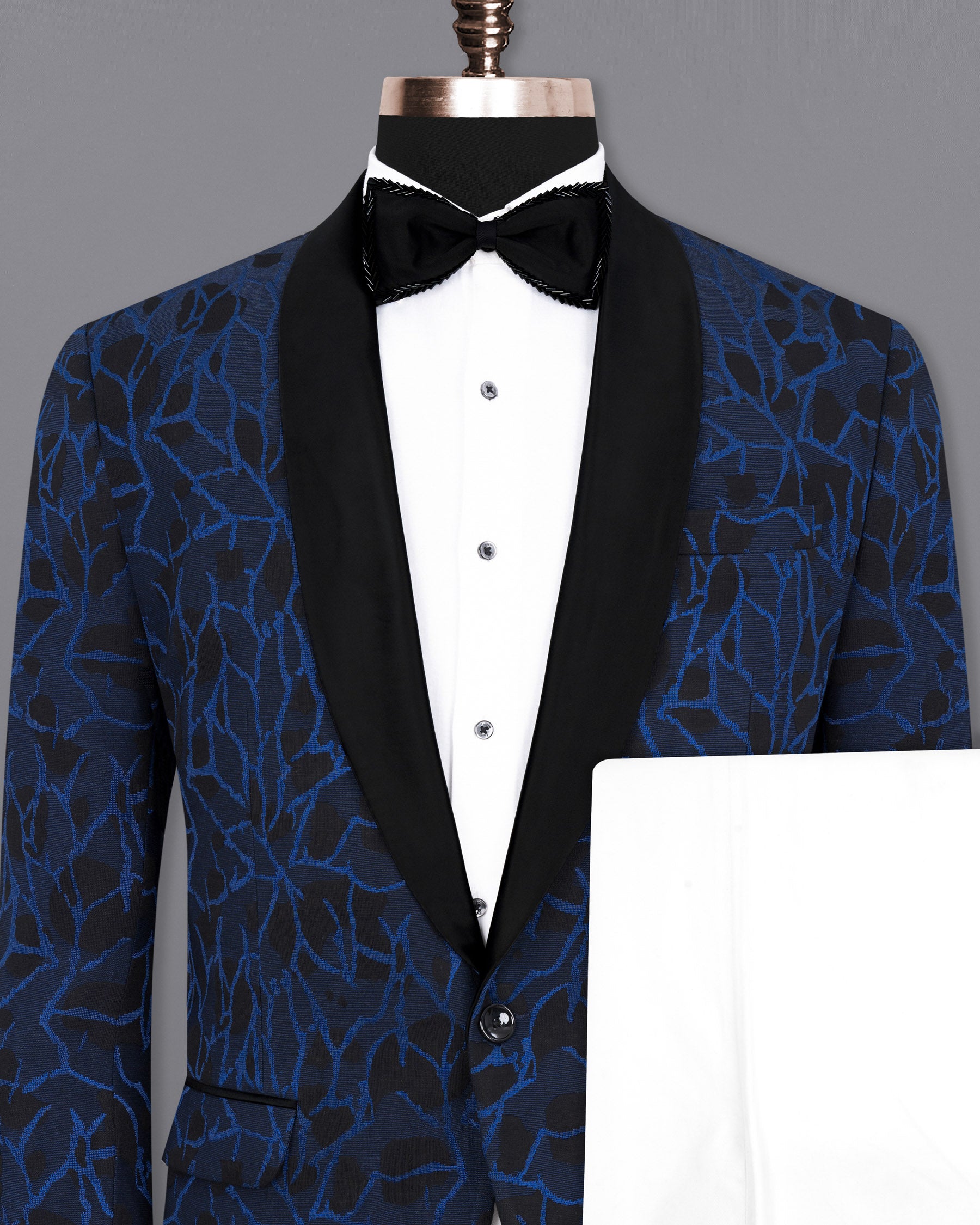 Downriver Blue with Thunder Black Tuxedo Designer Suit ST1798-BKL-36, ST1798-BKL-38, ST1798-BKL-40, ST1798-BKL-42, ST1798-BKL-44, ST1798-BKL-46, ST1798-BKL-48, ST1798-BKL-50, ST1798-BKL-52, ST1798-BKL-54, ST1798-BKL-56, ST1798-BKL-58, ST1798-BKL-60