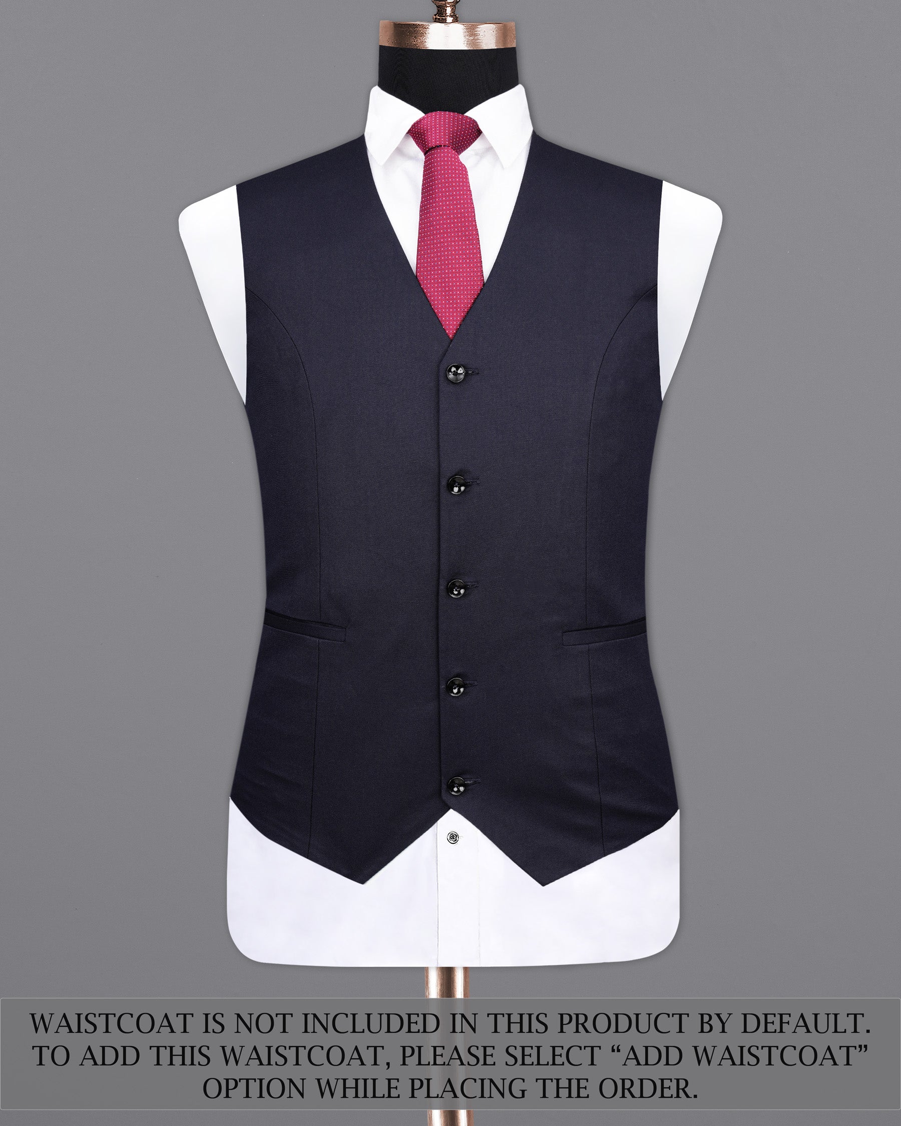 Gunmetal Blue Single Breasted Suit