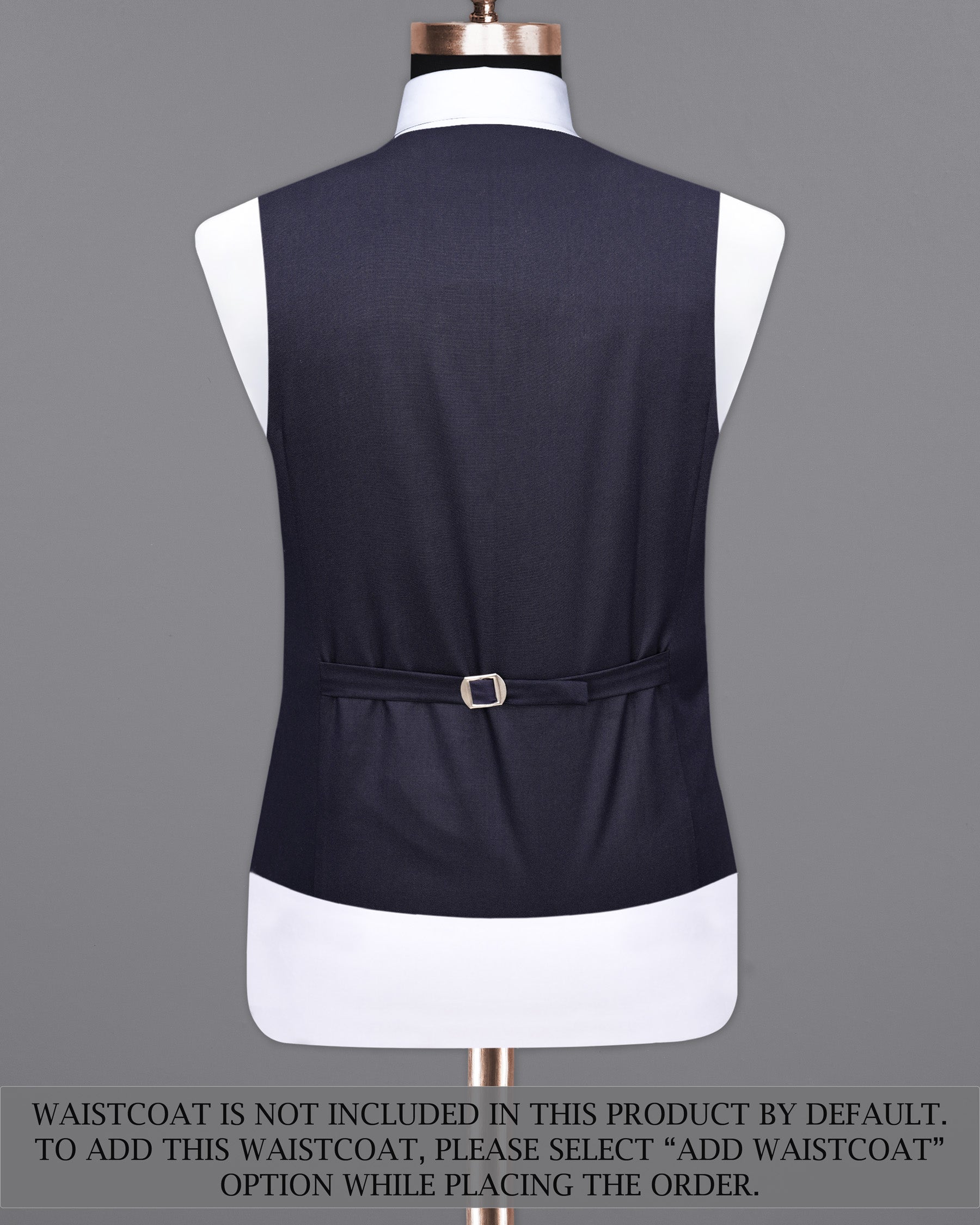 Gunmetal Blue Single Breasted Suit