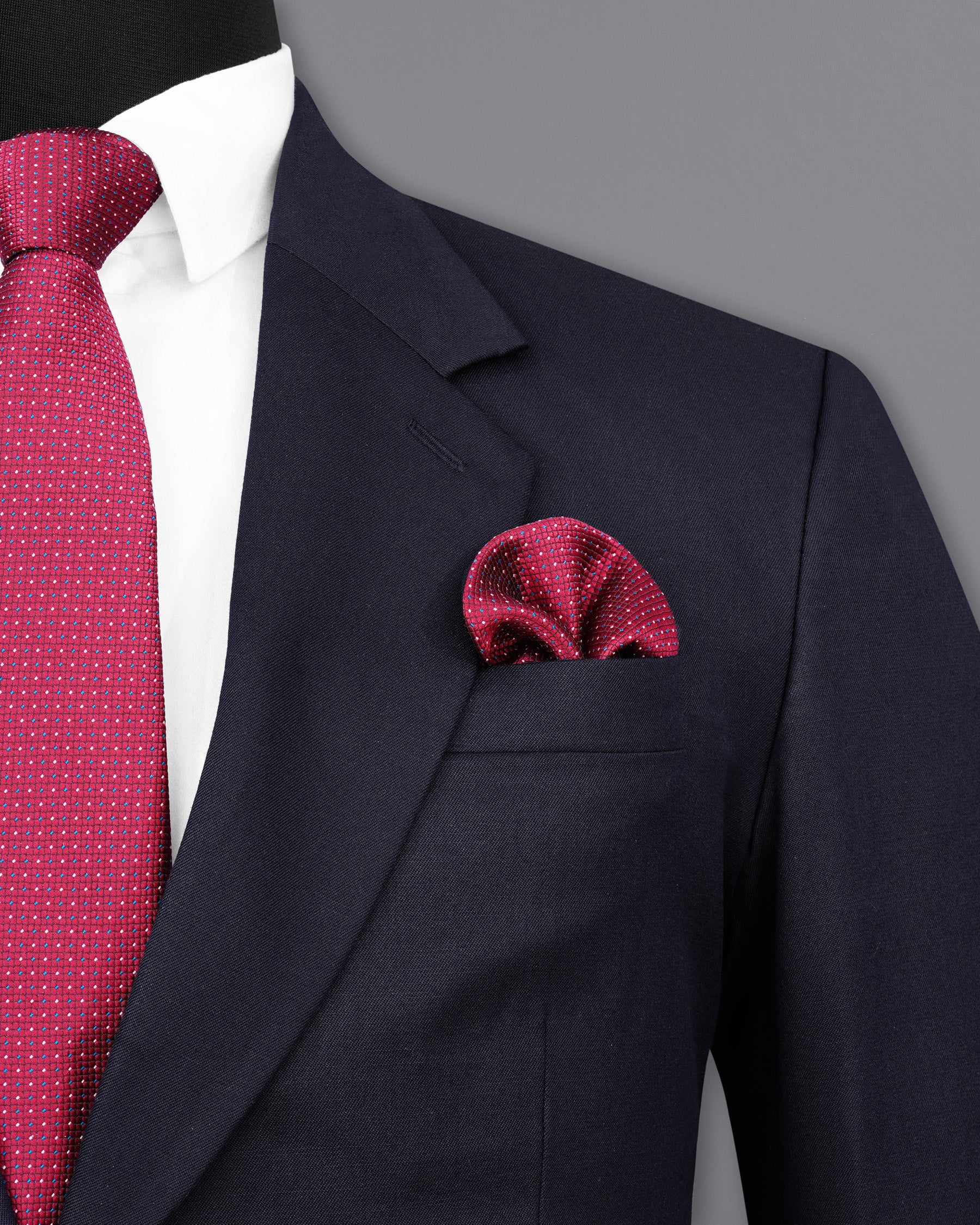 Gunmetal Blue Single Breasted Suit