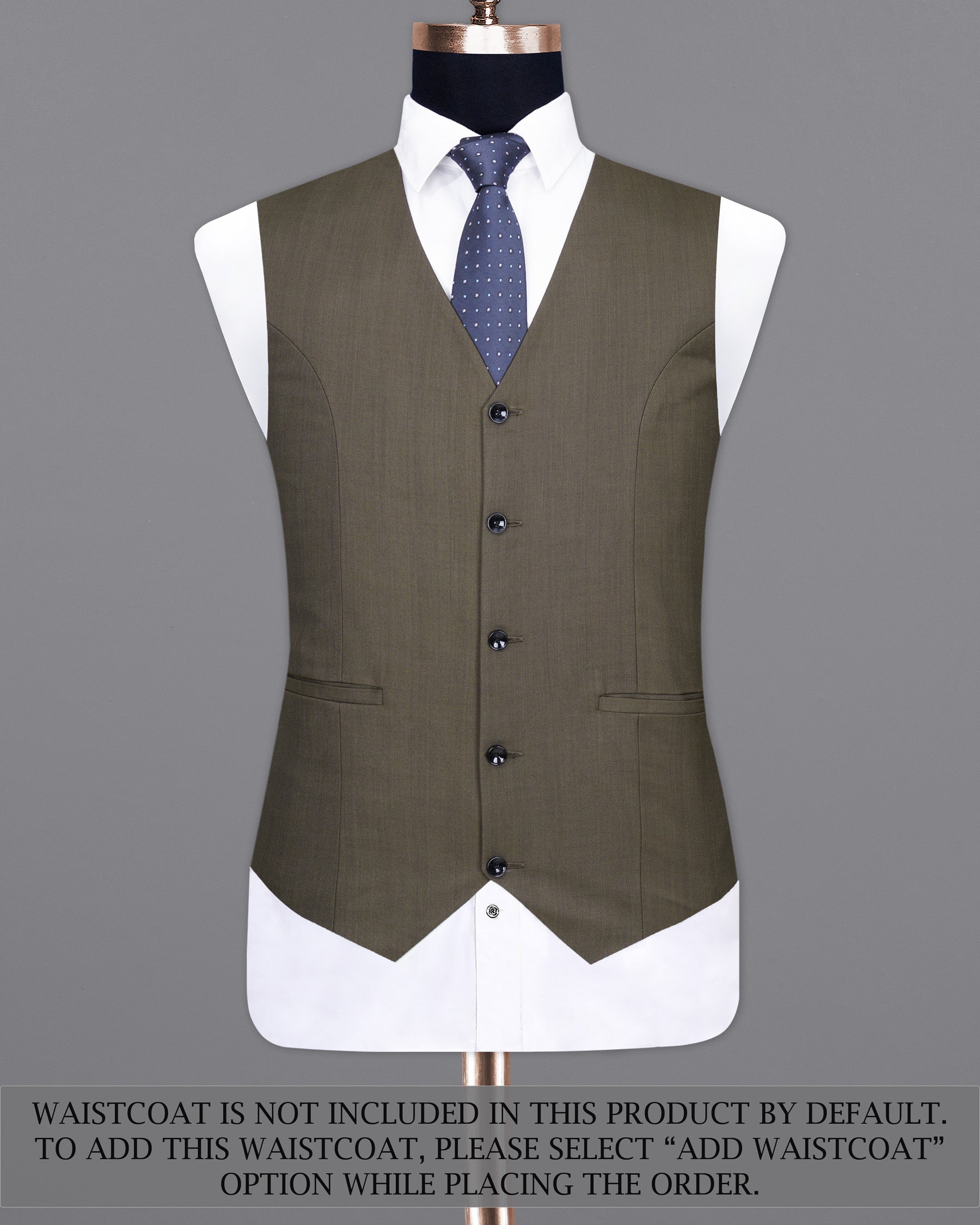 Mondo Brown Single Breasted Sports Suit