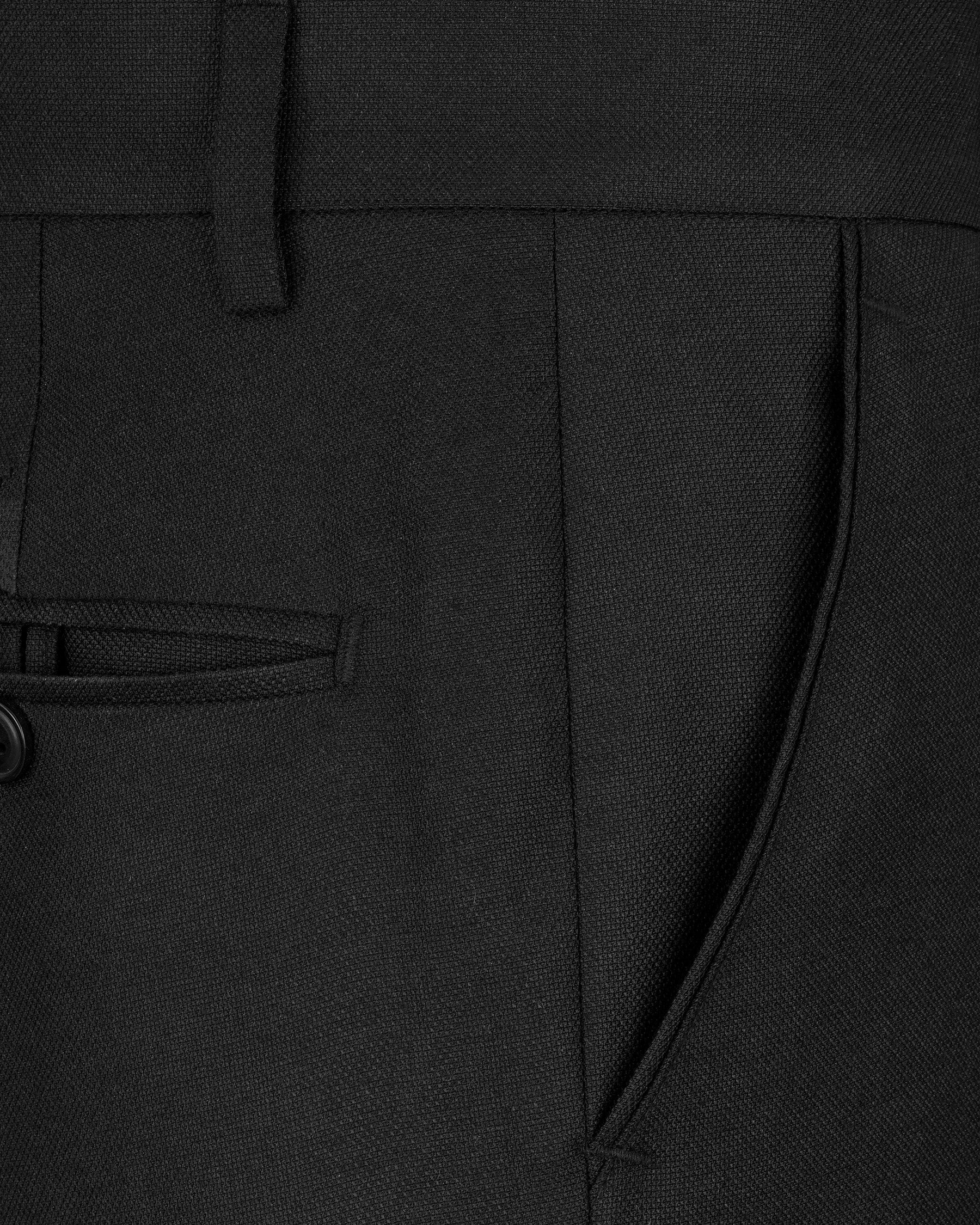 Jade Black Single Breasted Suit