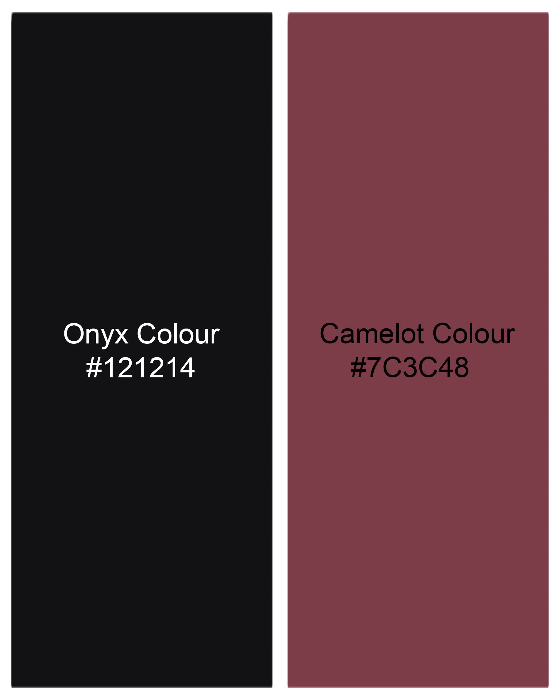 Onyx Black windowpane Cross Placket Bandhgala Suit