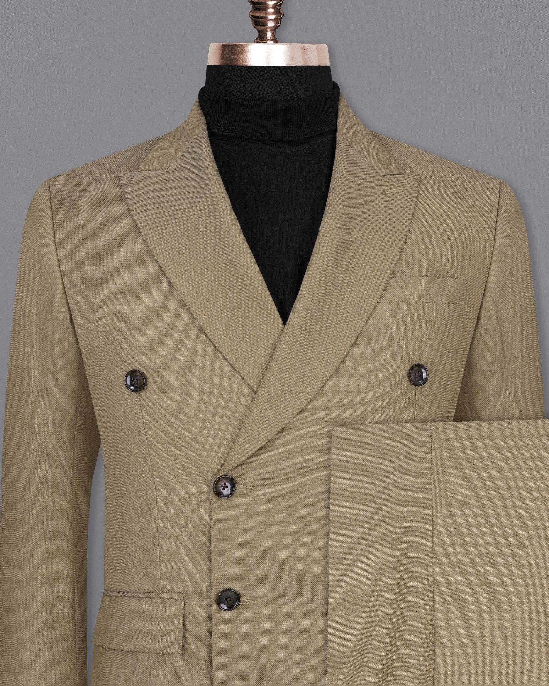 Tallow Brown Double Breasted Suit