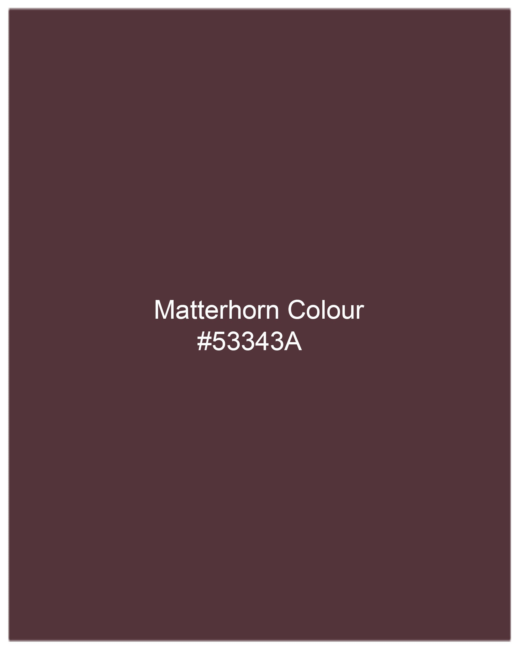 Matterhorn Maroon Double Breasted Suit