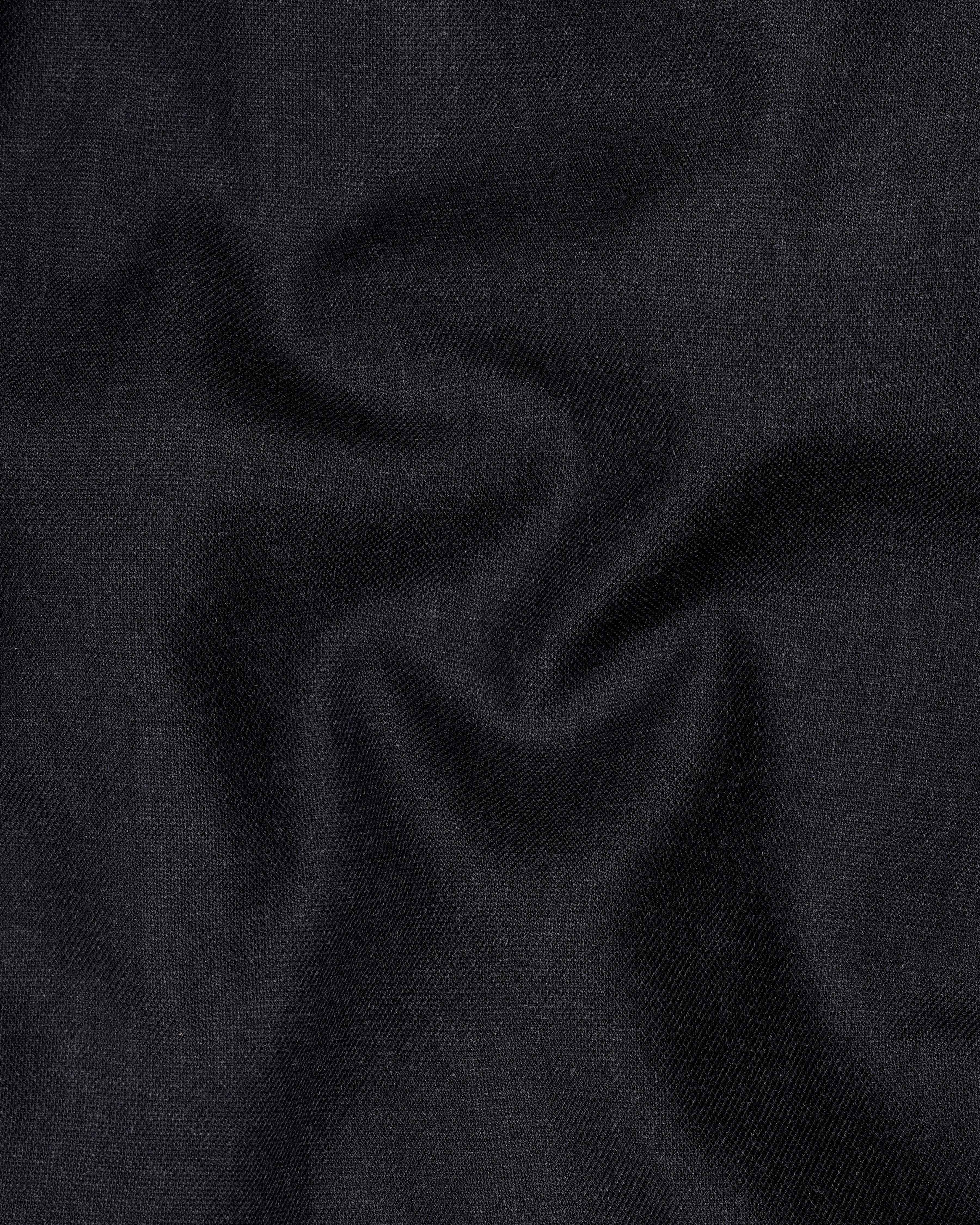 Mirage Black Double Breasted Suit
